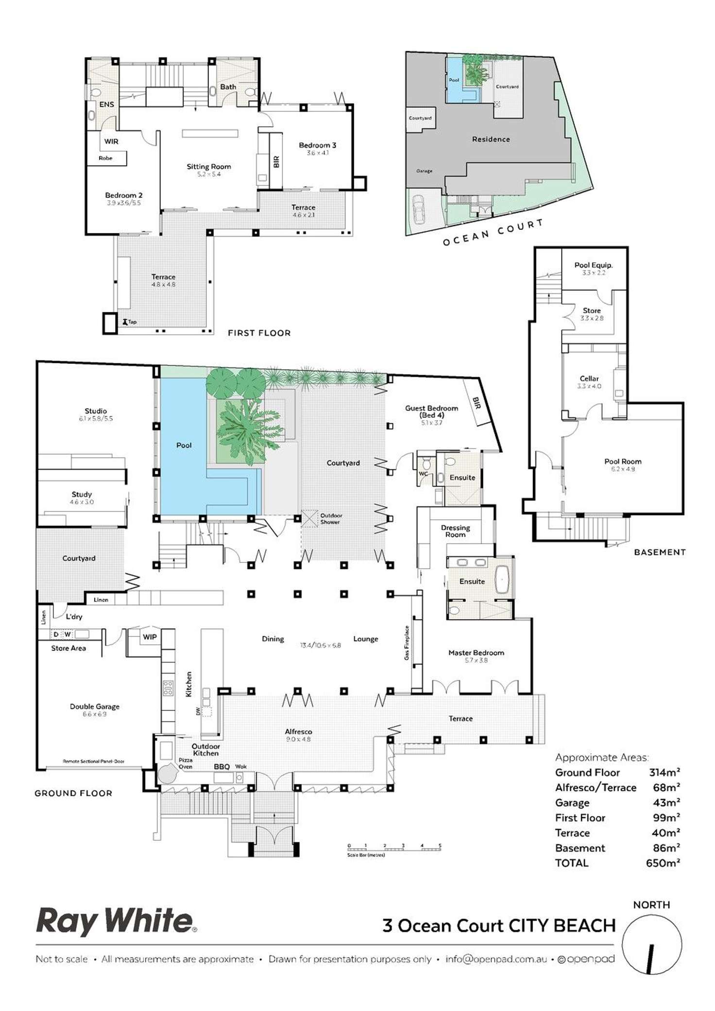 Floorplan of Homely house listing, 3 Ocean Court, City Beach WA 6015