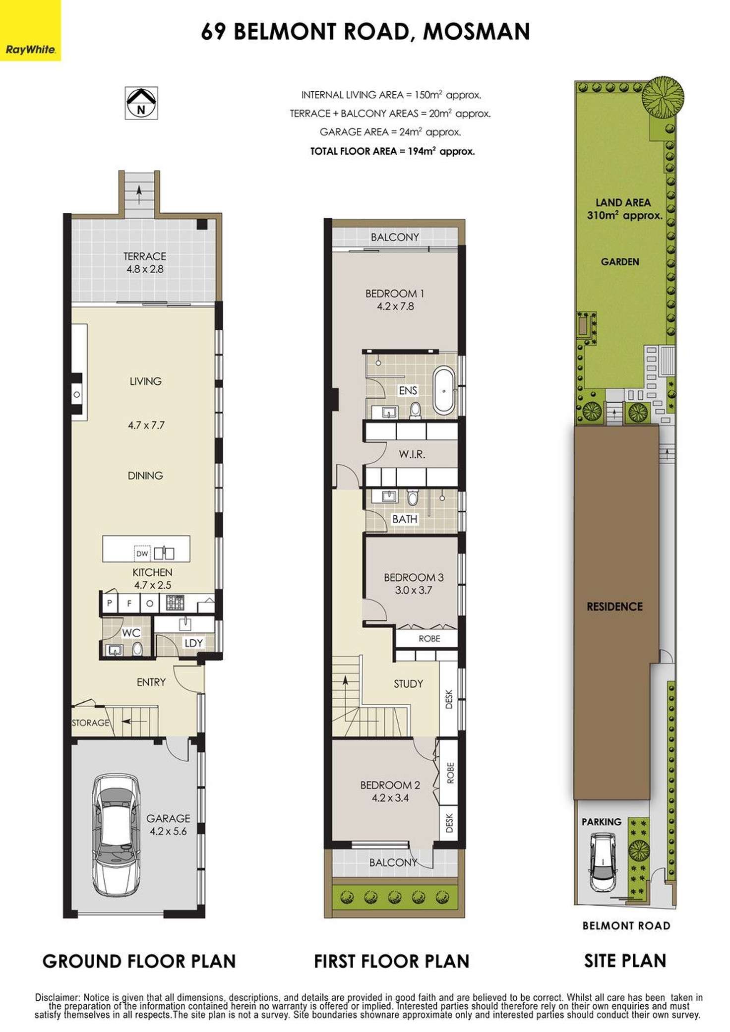 Floorplan of Homely house listing, 69 Belmont Road, Mosman NSW 2088