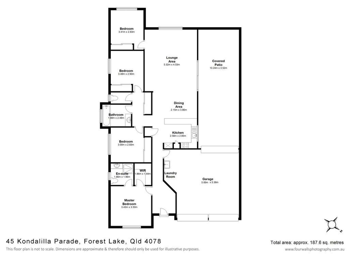 Floorplan of Homely house listing, 45 Kondalilla Parade, Forest Lake QLD 4078