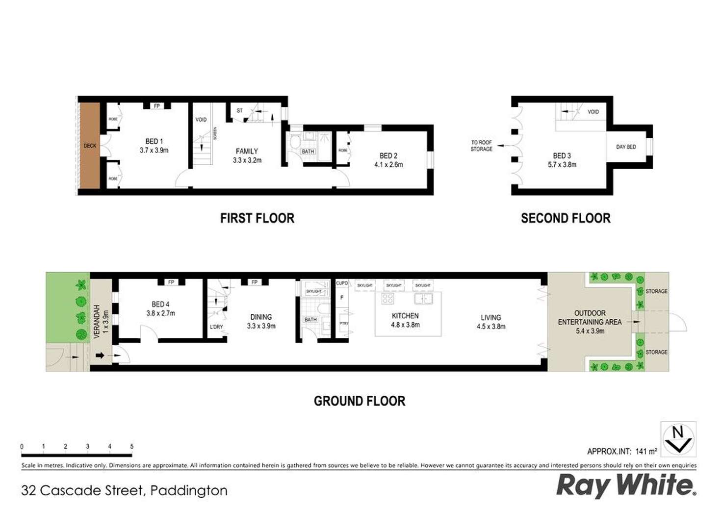 Floorplan of Homely house listing, 32 Cascade Street, Paddington NSW 2021