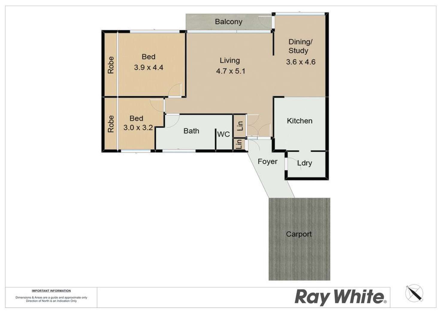 Floorplan of Homely unit listing, 8/12 Anzac Parade, The Hill NSW 2300