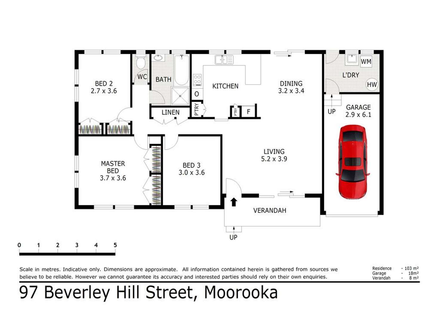 Floorplan of Homely house listing, 97 Beverley Hill Street, Moorooka QLD 4105