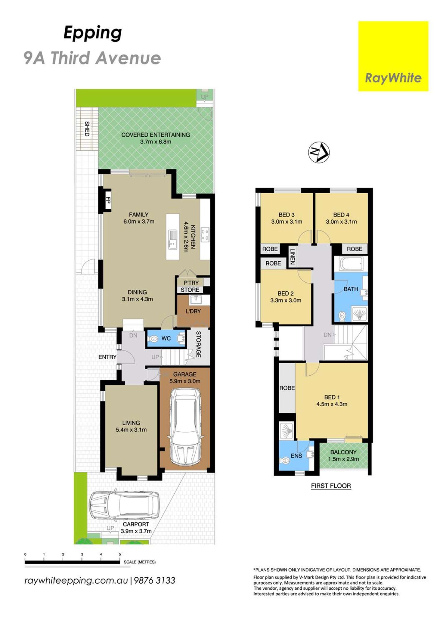 Floorplan of Homely other listing, 9A Third Avenue, Epping NSW 2121