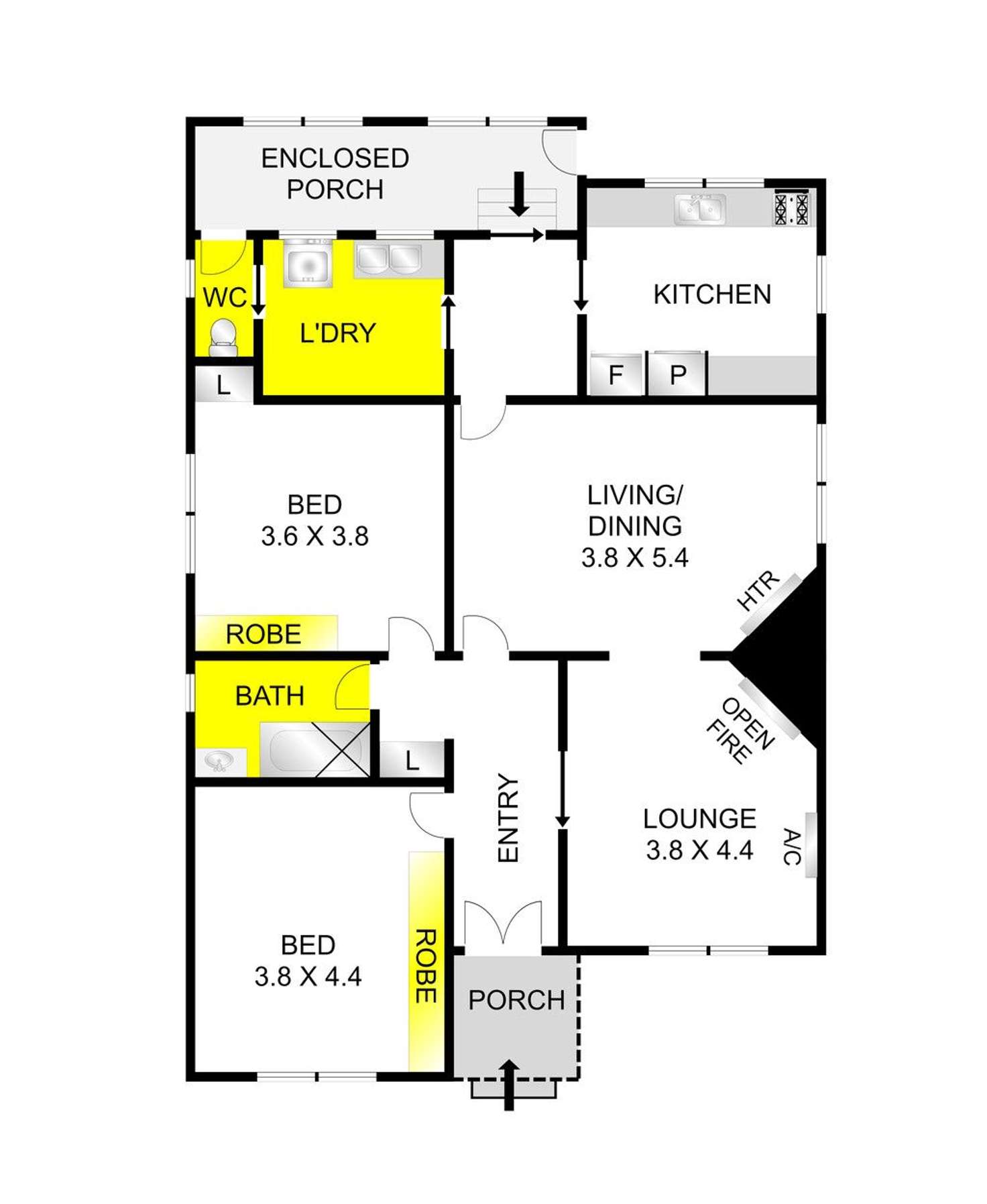 Floorplan of Homely house listing, 28 Kardinia Street, Belmont VIC 3216