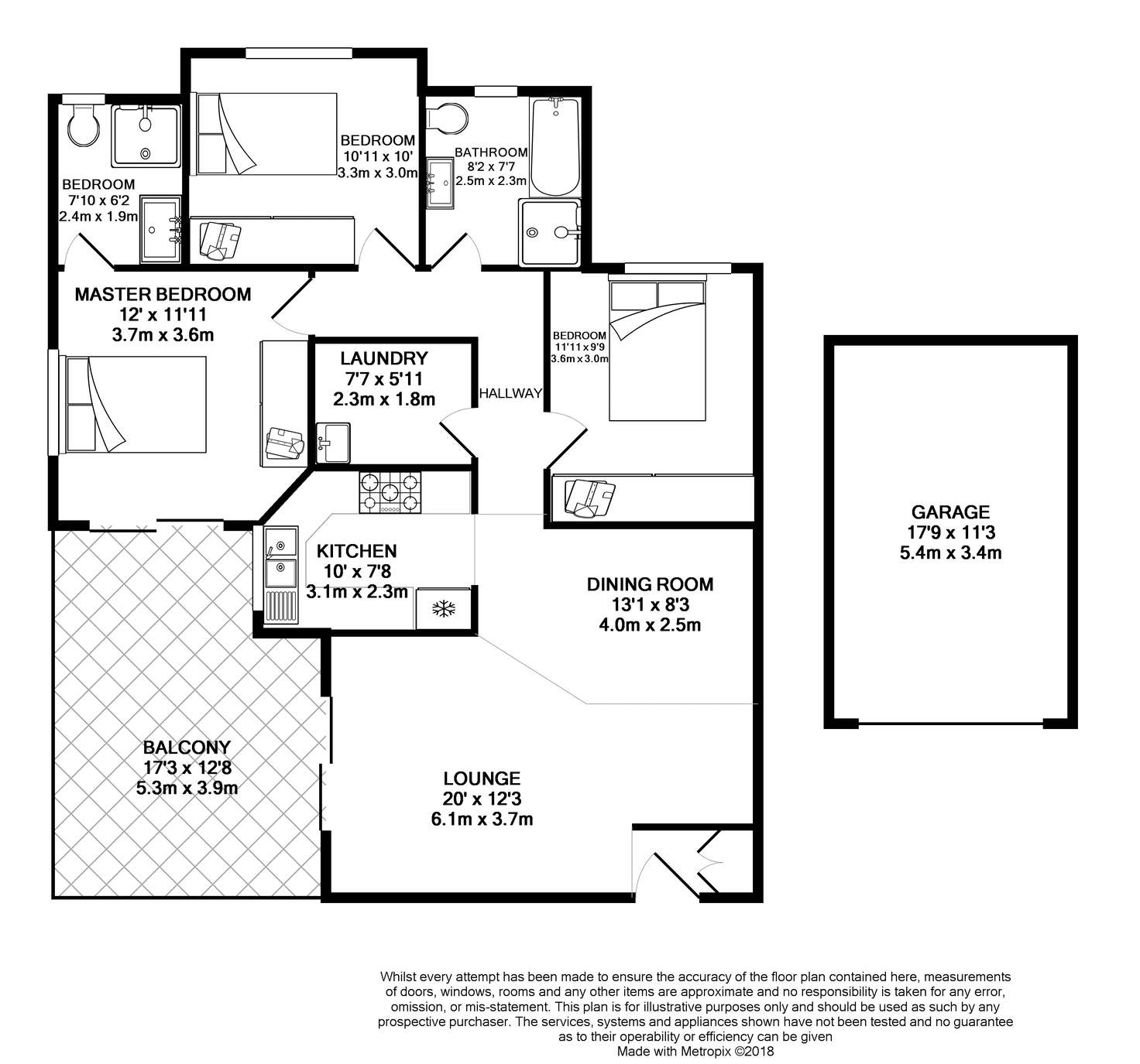 Floorplan of Homely unit listing, 8/86-88 Walpole Street, Merrylands NSW 2160