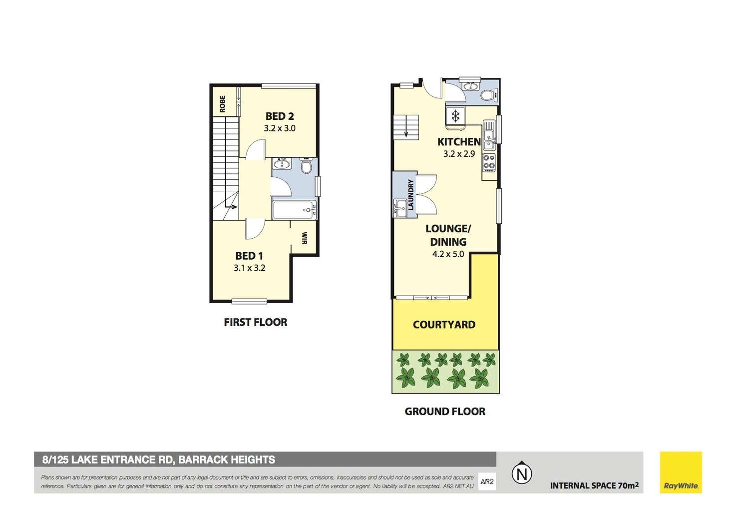 Floorplan of Homely unit listing, 8/125 Lake Entrance Road, Barrack Heights NSW 2528