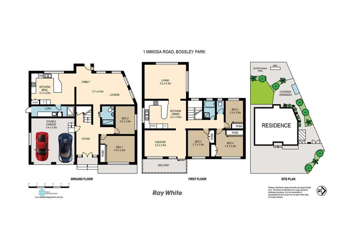 Floorplan of Homely house listing, 1 Mimosa Road, Bossley Park NSW 2176