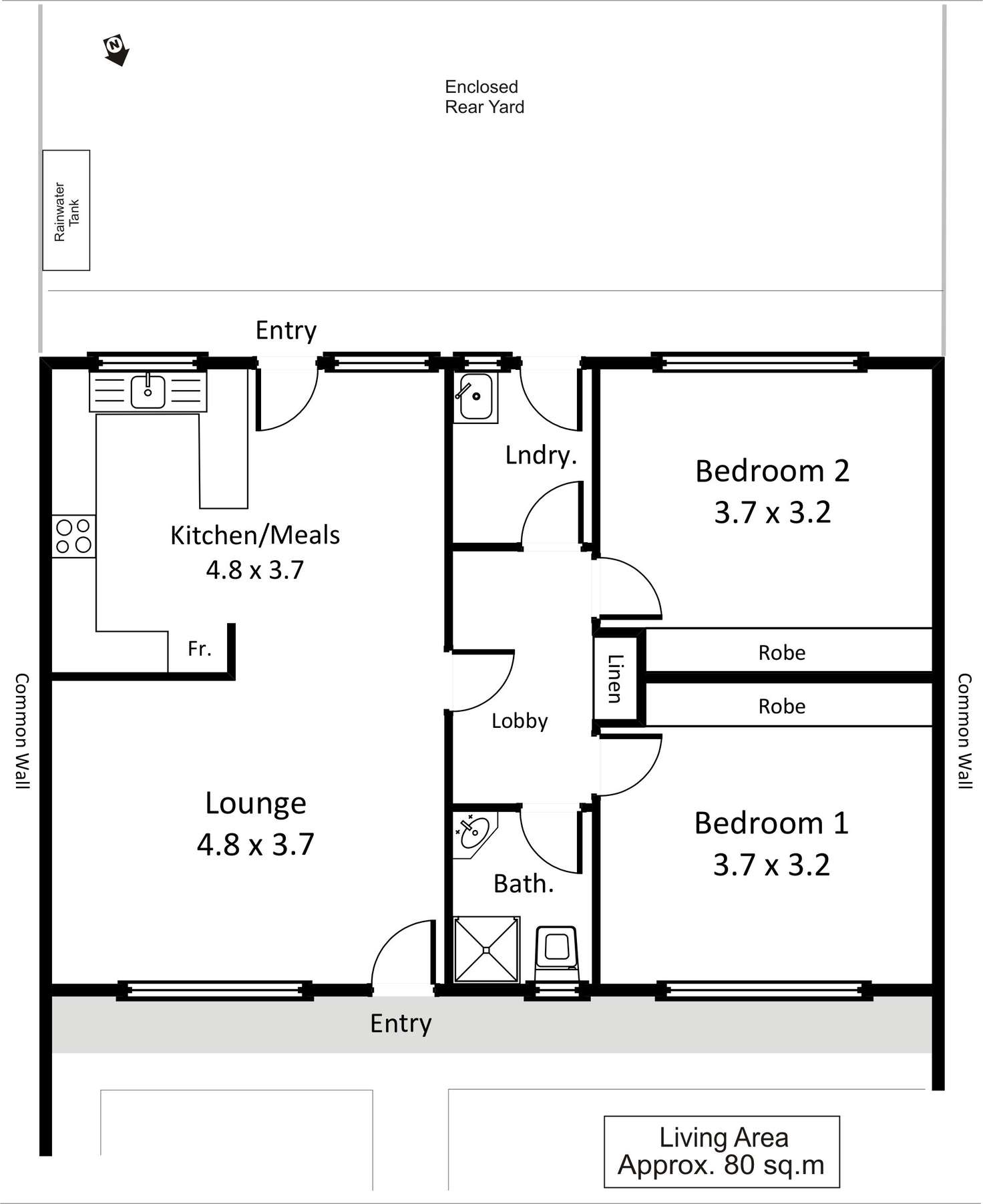 Floorplan of Homely blockOfUnits listing, 12 Malaga Terrace, Berri SA 5343