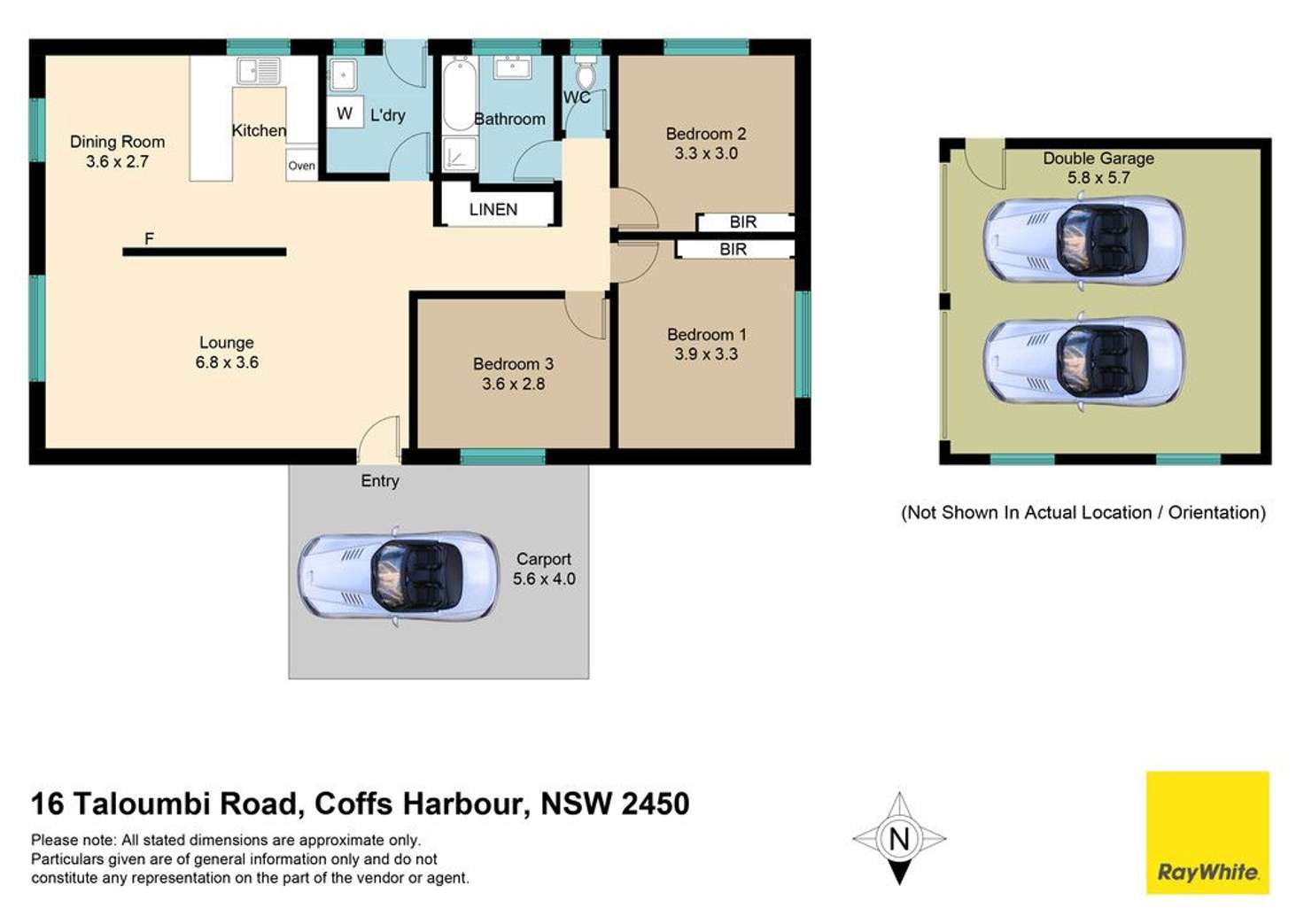 Floorplan of Homely house listing, 16 Taloumbi Road, Coffs Harbour NSW 2450
