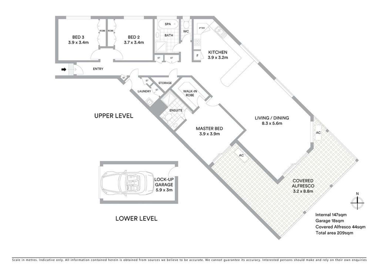 Floorplan of Homely apartment listing, 3/3 Barnes Drive, Buderim QLD 4556