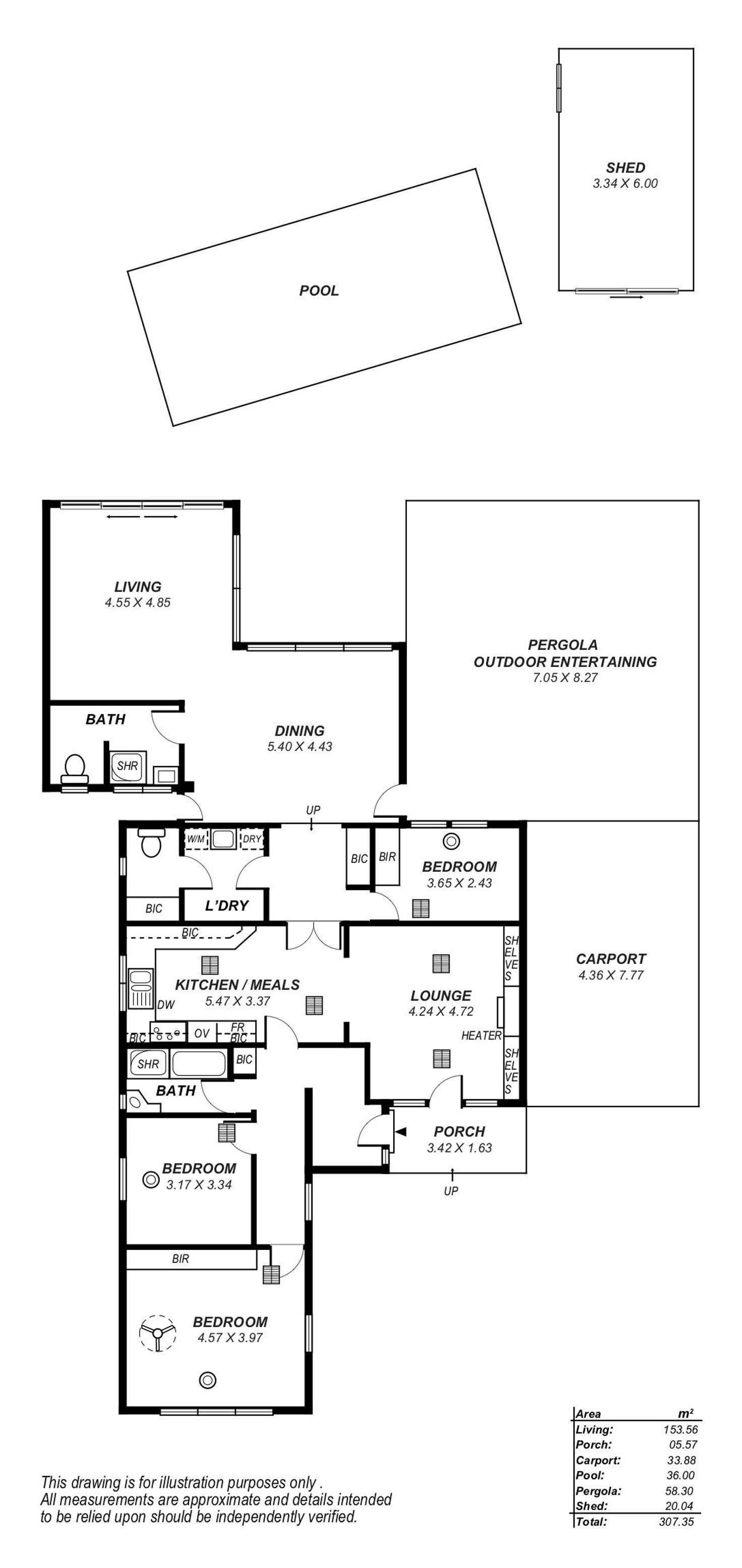 Floorplan of Homely house listing, 47 Webb Street, Henley Beach SA 5022