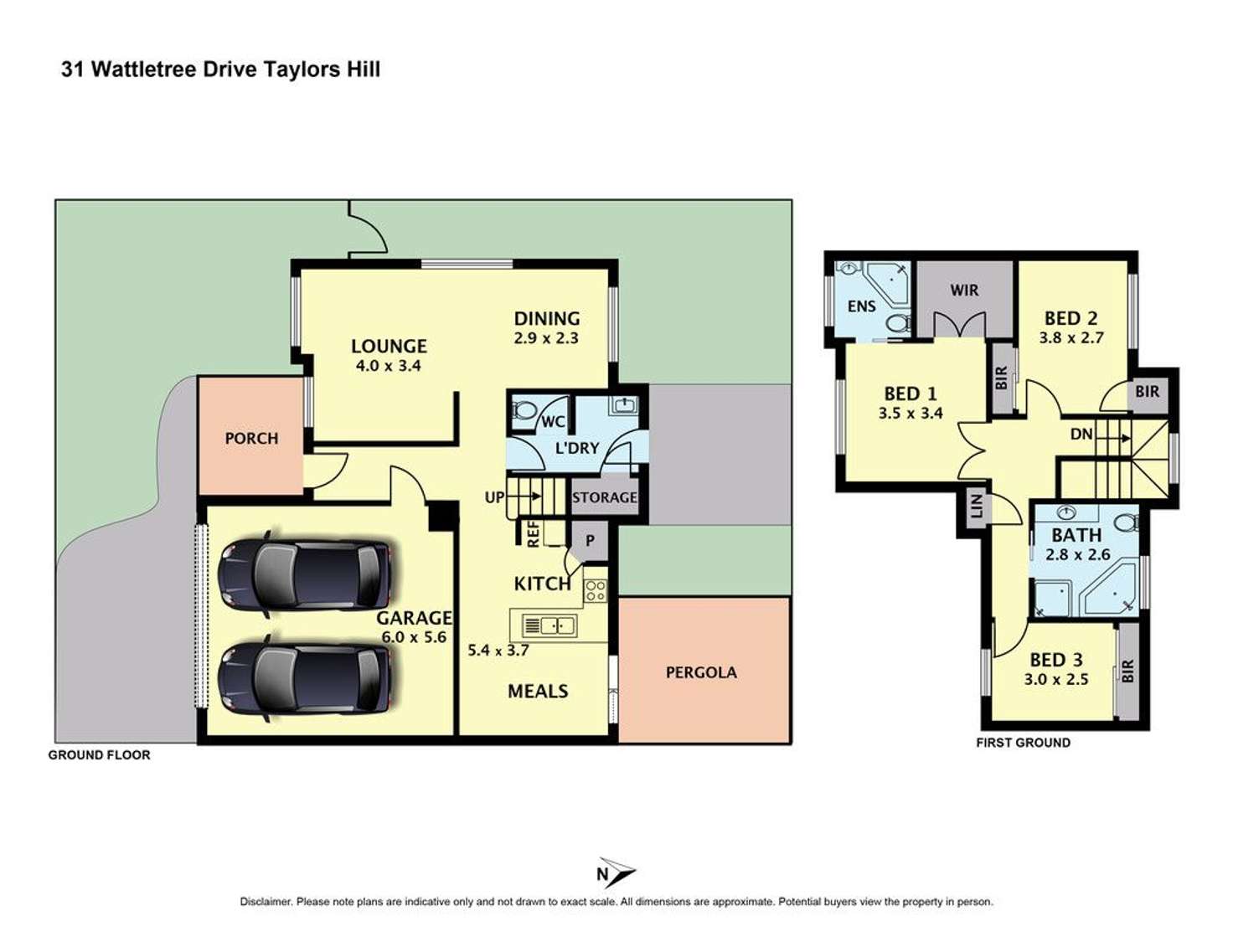 Floorplan of Homely house listing, 31 Wattletree Drive, Taylors Hill VIC 3037