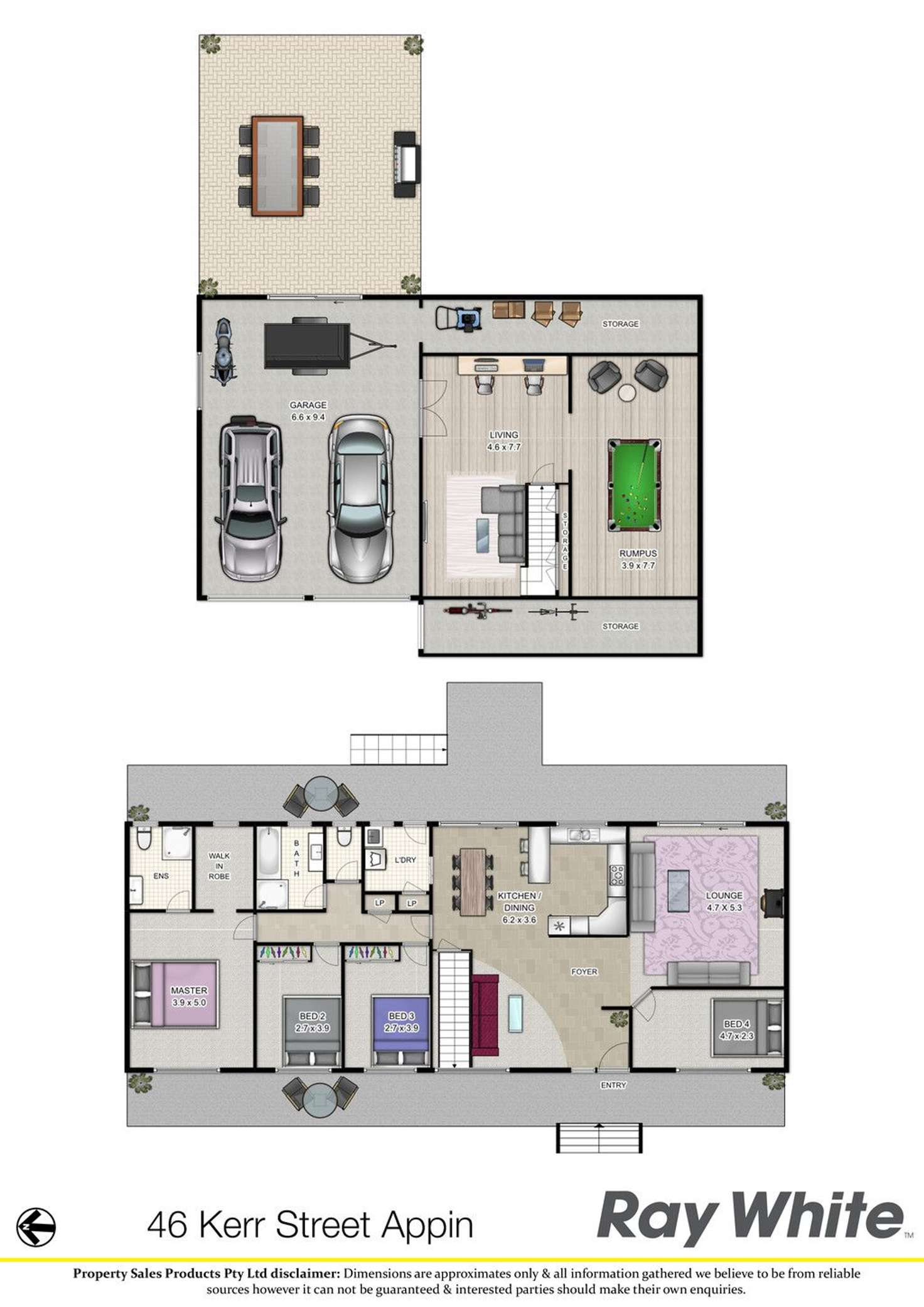 Floorplan of Homely house listing, 46 Kerr Street, Appin NSW 2560