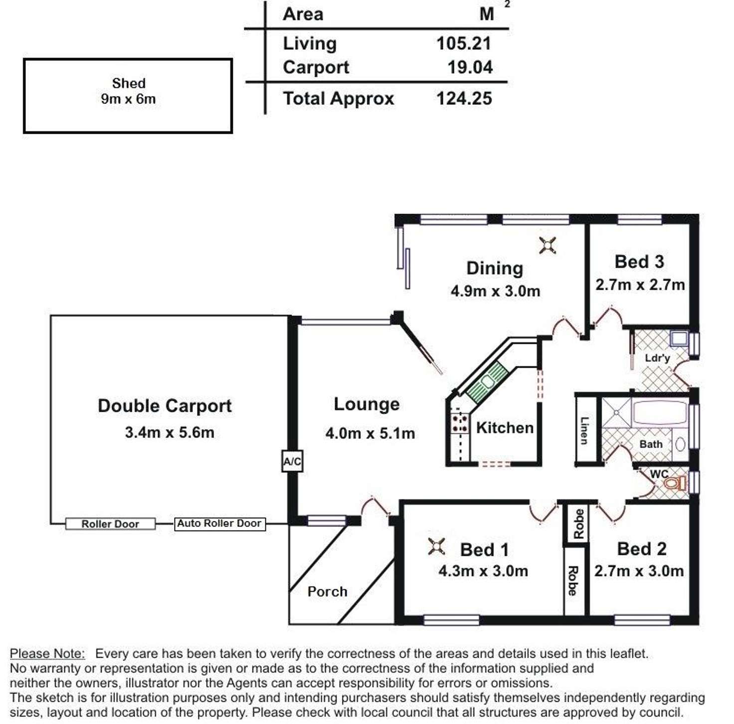Floorplan of Homely house listing, 22 Leicester Grove, Andrews Farm SA 5114