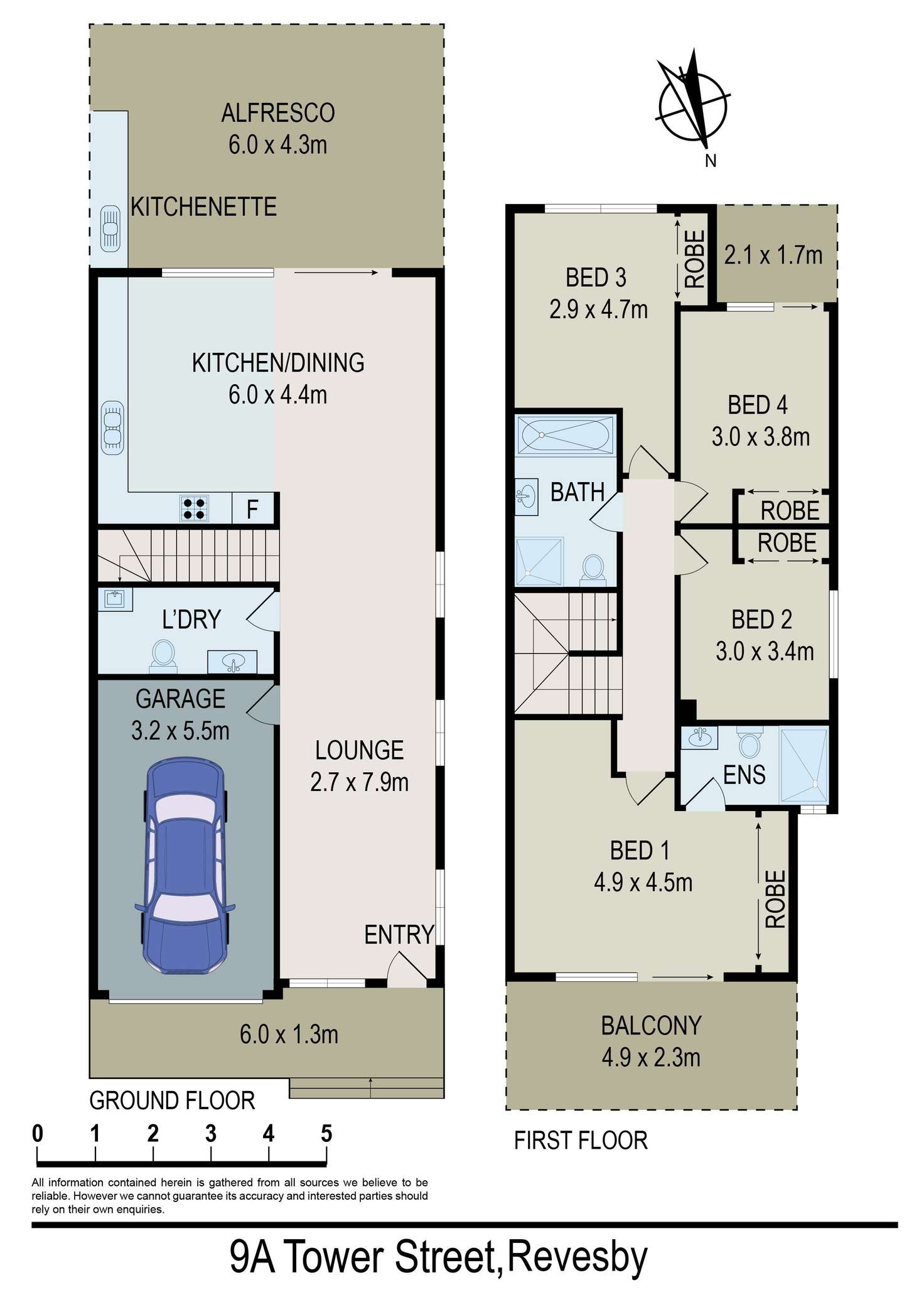 Floorplan of Homely other listing, 9A Tower Street, Revesby NSW 2212