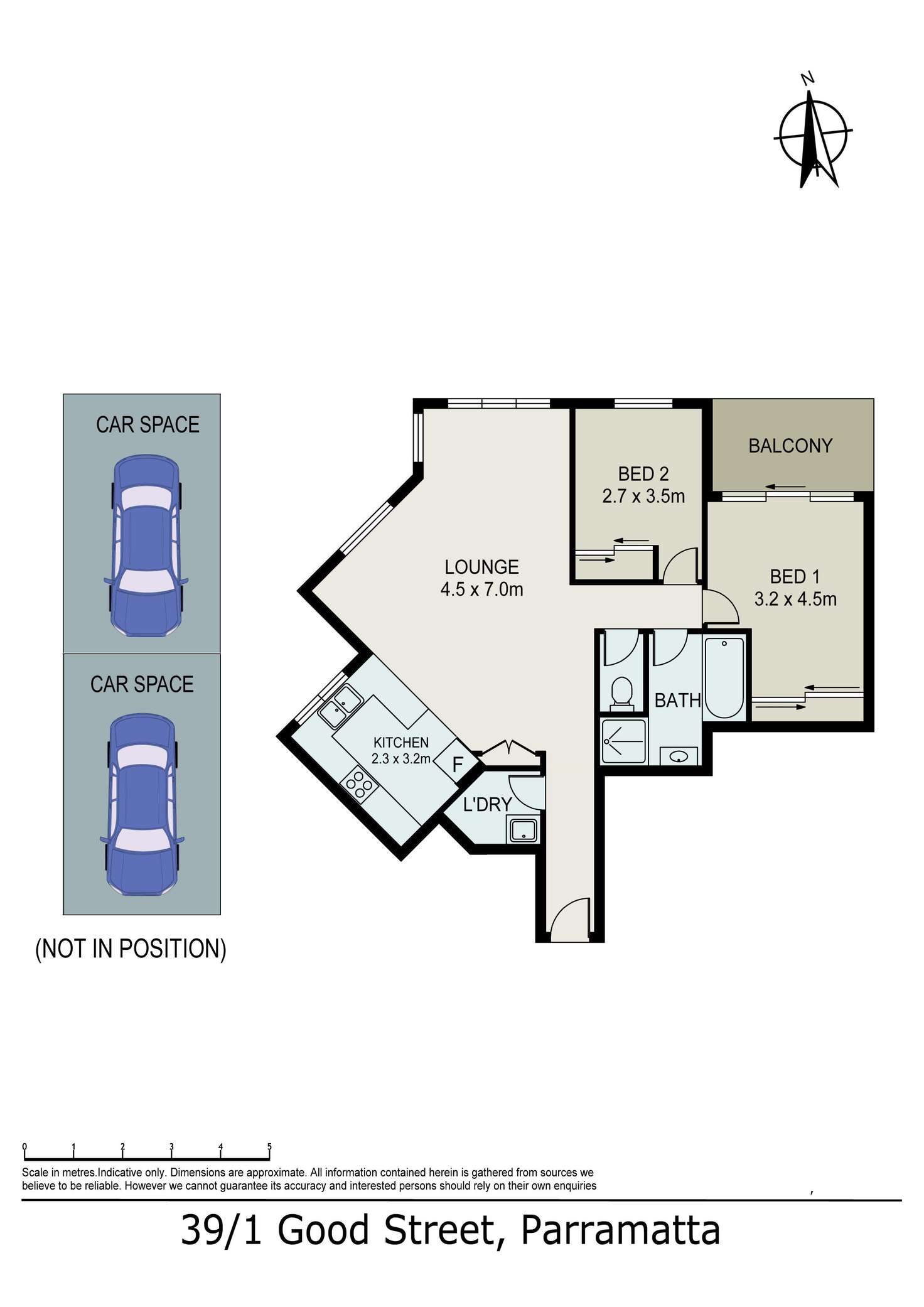 Floorplan of Homely apartment listing, 39/1 Good Street (Corner 78 GWH), Parramatta NSW 2150