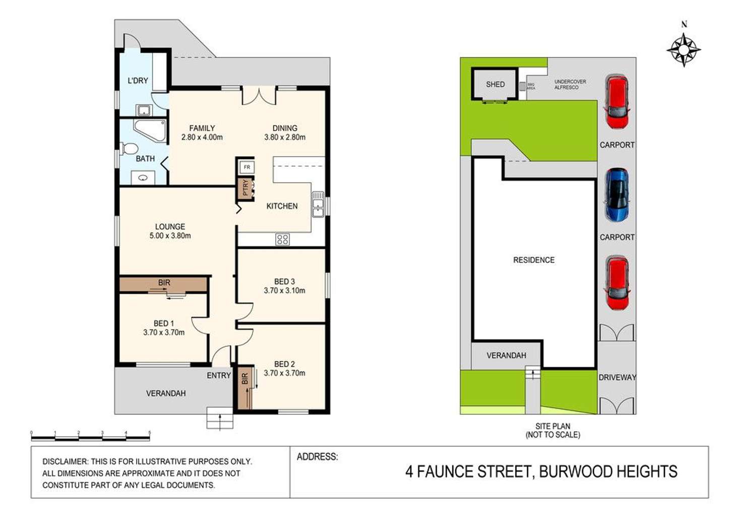 Floorplan of Homely house listing, 4 Faunce Street, Burwood Heights NSW 2136