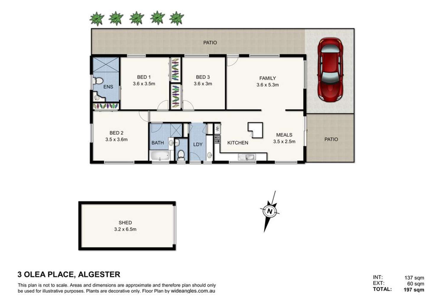 Floorplan of Homely house listing, 3 Olea Place, Algester QLD 4115