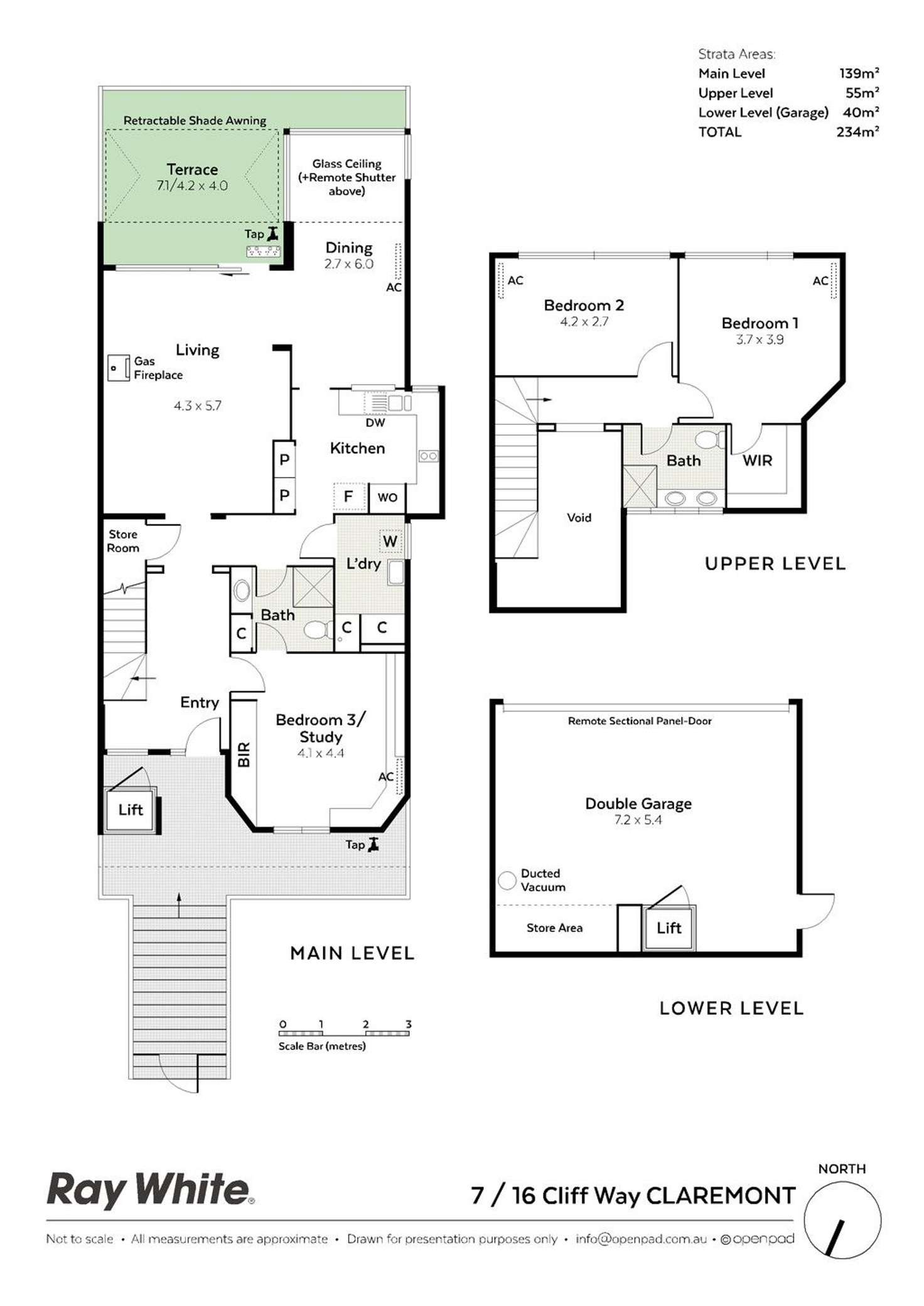 Floorplan of Homely townhouse listing, 7/16 Cliff Way, Claremont WA 6010