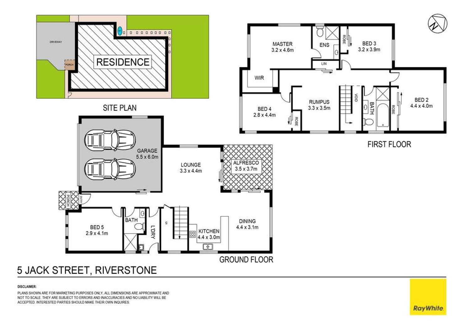 Floorplan of Homely house listing, 5 Jack Street, Riverstone NSW 2765