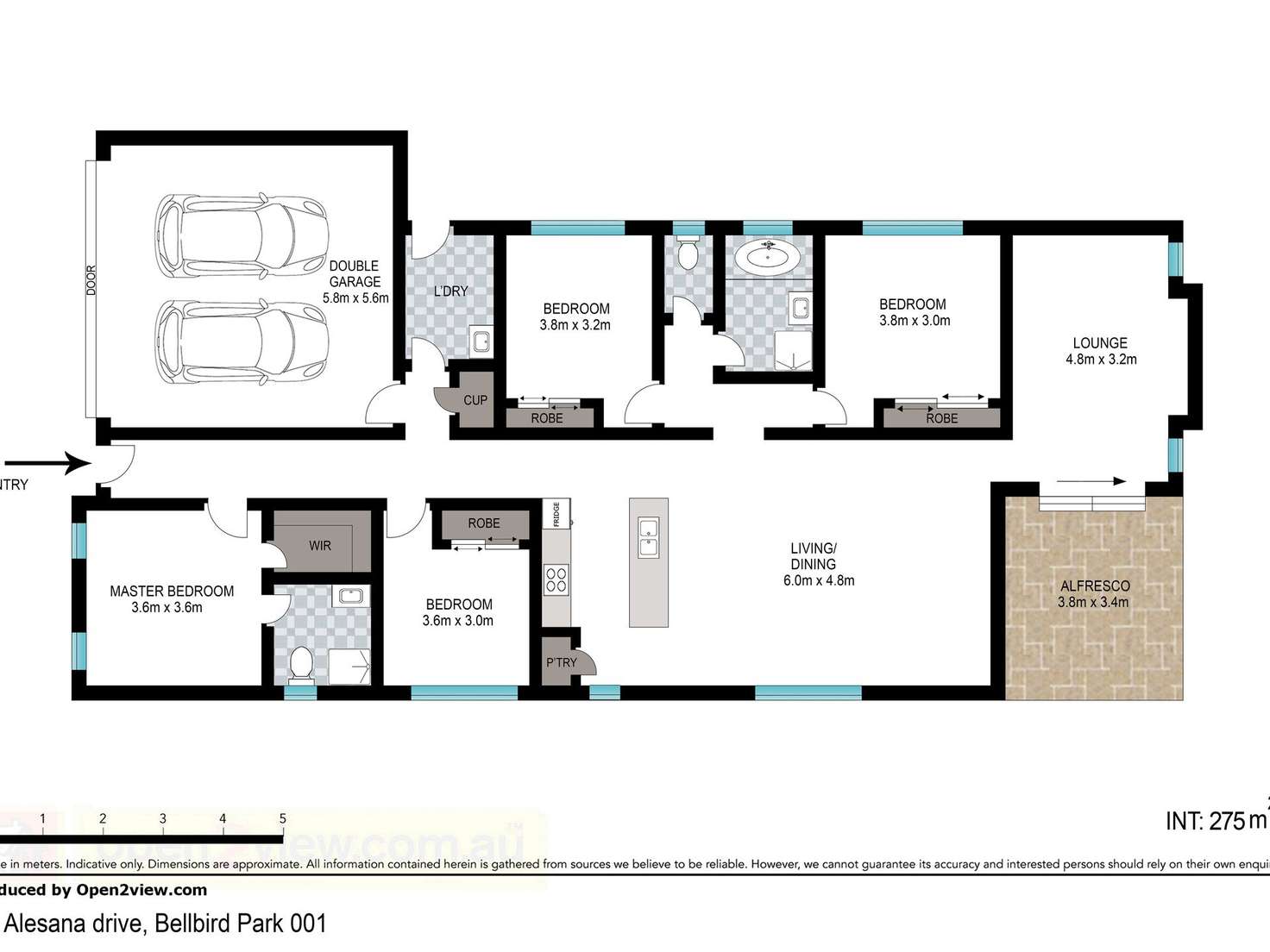 Floorplan of Homely house listing, 37 Alesana Drive, Bellbird Park QLD 4300