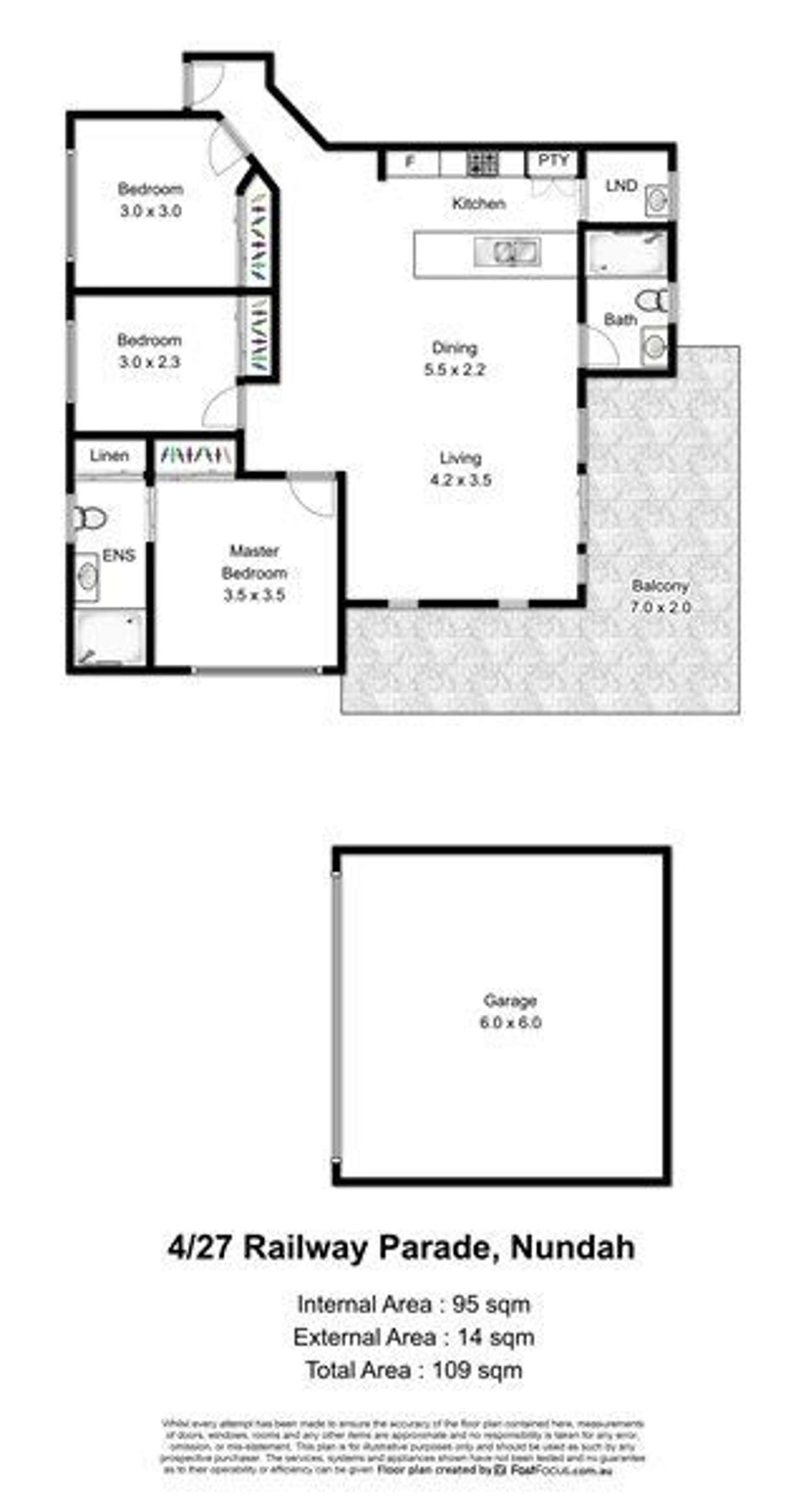Floorplan of Homely apartment listing, 4/27 Railway Parade, Nundah QLD 4012