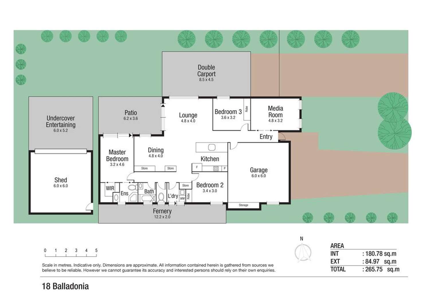 Floorplan of Homely house listing, 18 Balladonia Avenue, Mount Low QLD 4818
