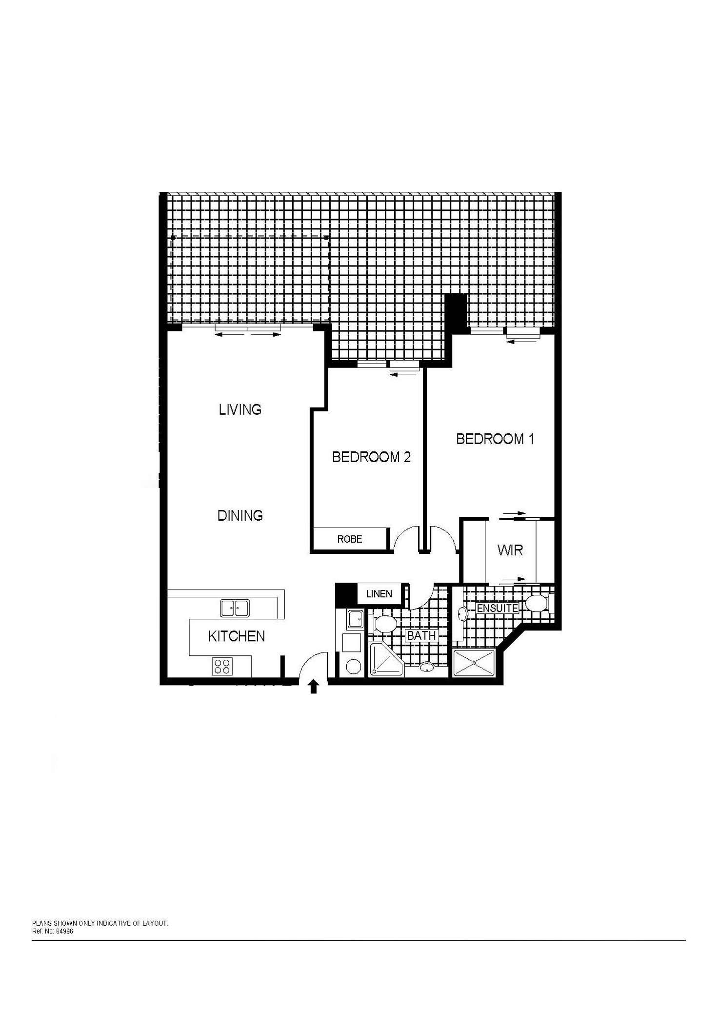 Floorplan of Homely apartment listing, 2c/21 Beissel Street, Belconnen ACT 2617