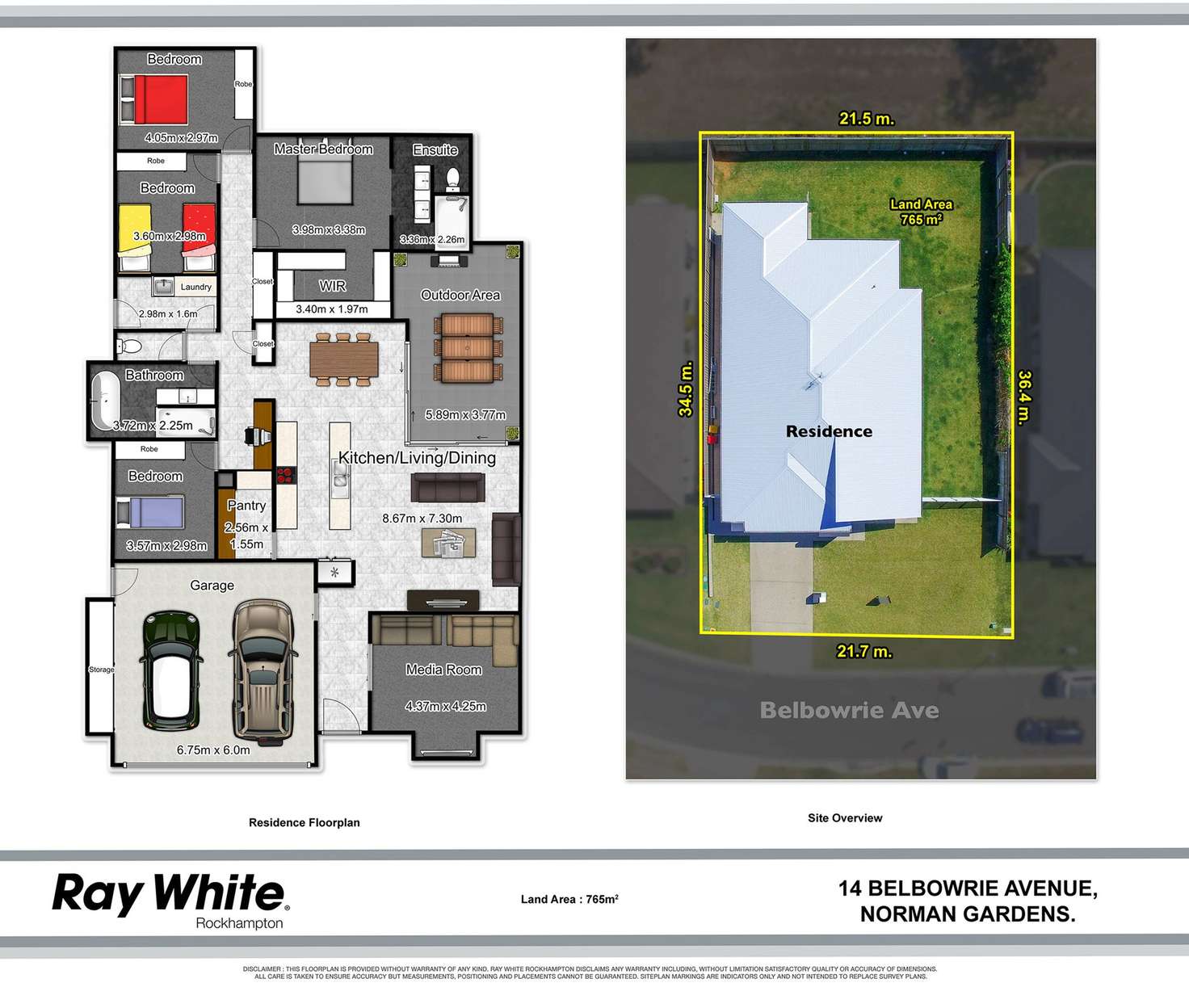 Floorplan of Homely house listing, 14 Belbowrie Avenue, Norman Gardens QLD 4701