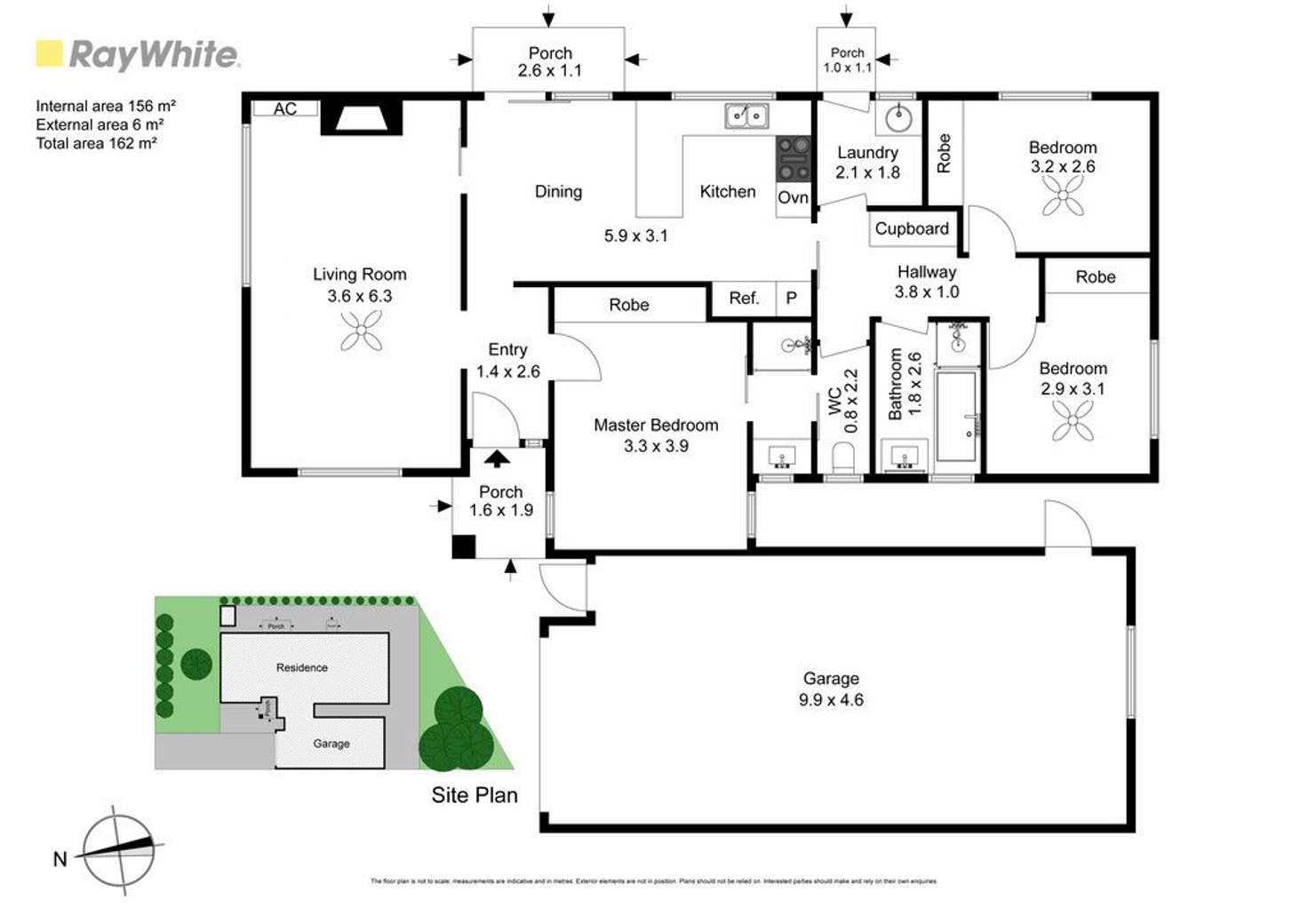 Floorplan of Homely house listing, 56 Murchison Crescent, Clayton South VIC 3169
