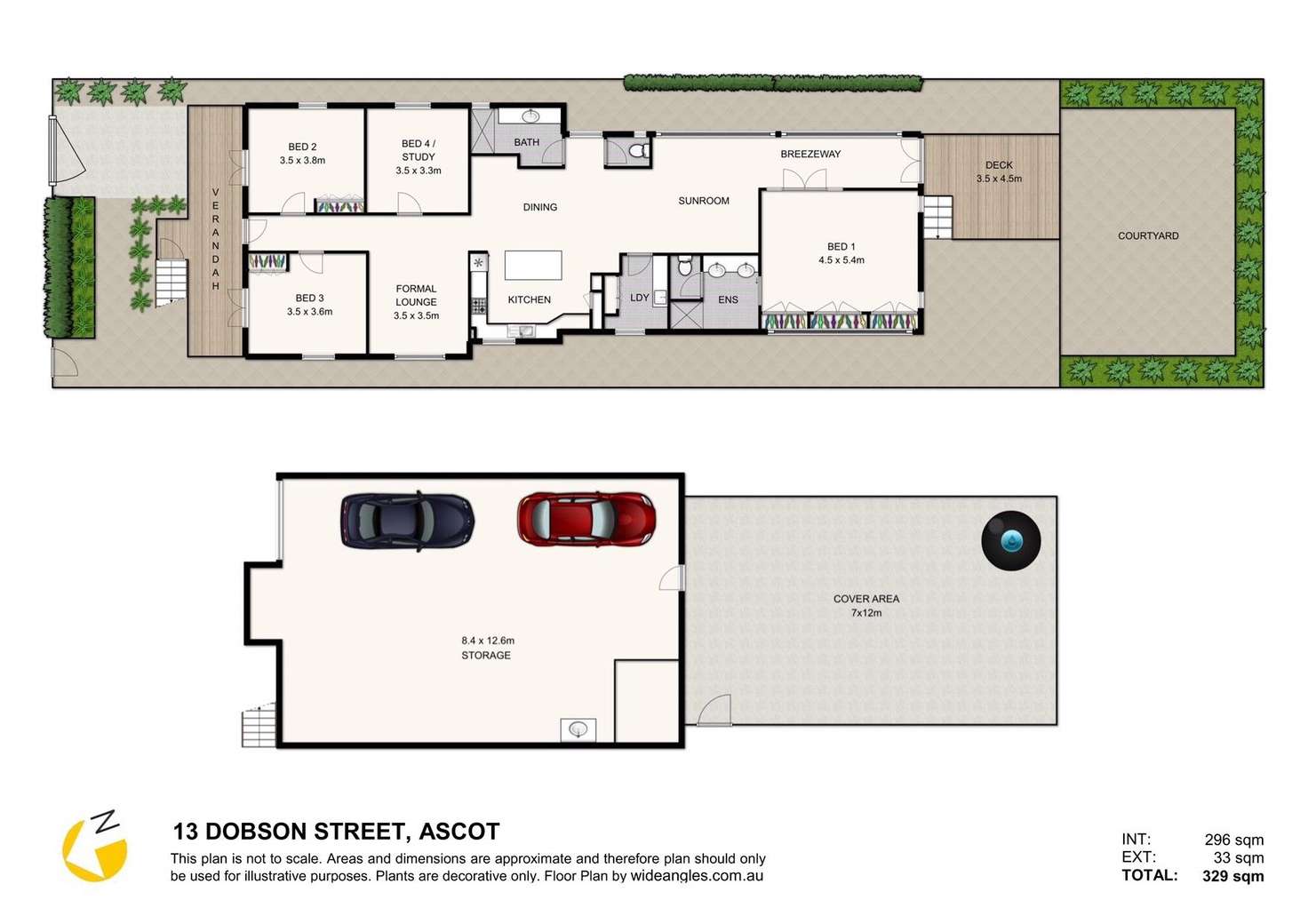 Floorplan of Homely house listing, 13 Dobson Street, Ascot QLD 4007