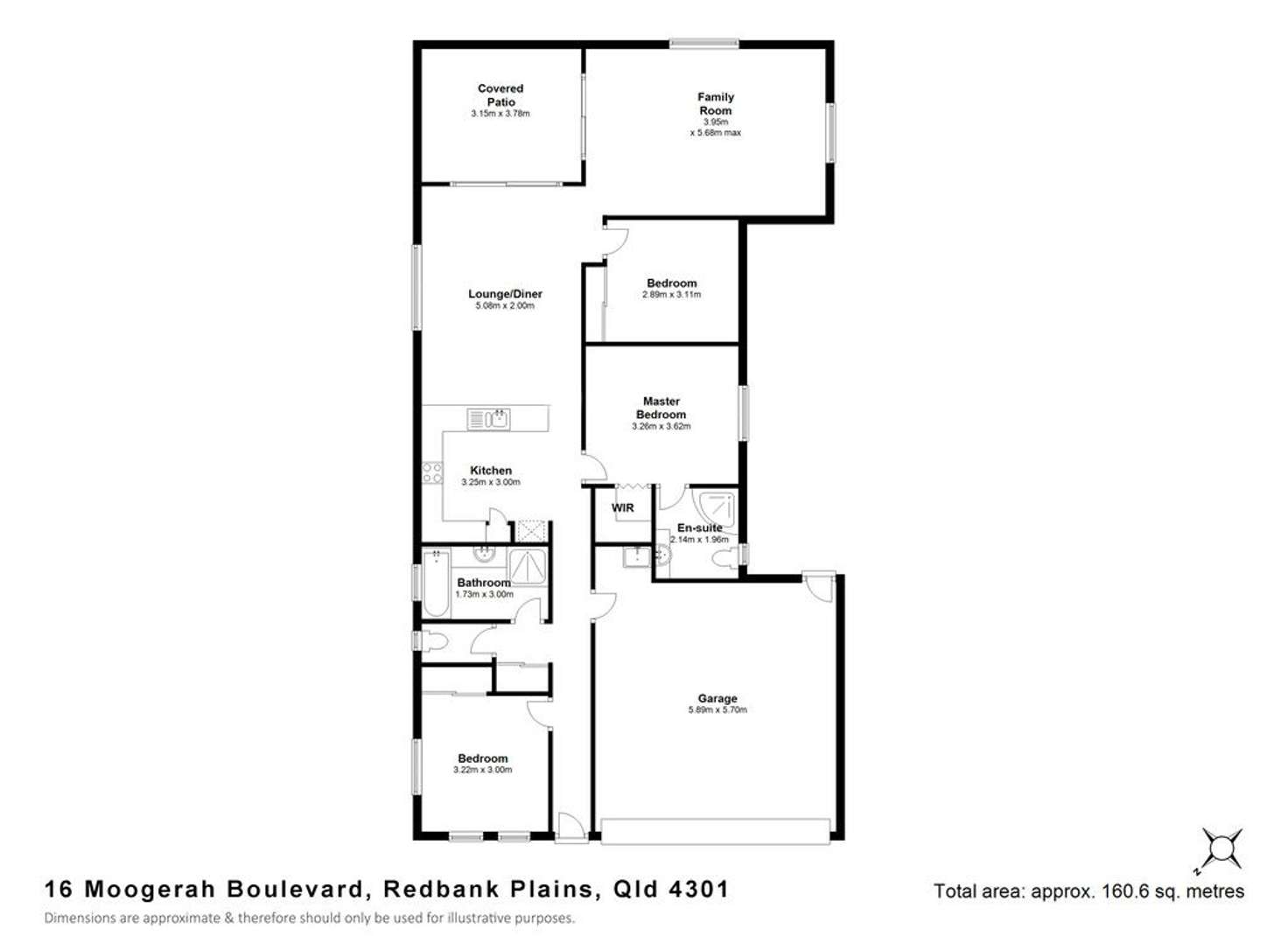 Floorplan of Homely house listing, 16 Moogerah Boulevard, Redbank Plains QLD 4301