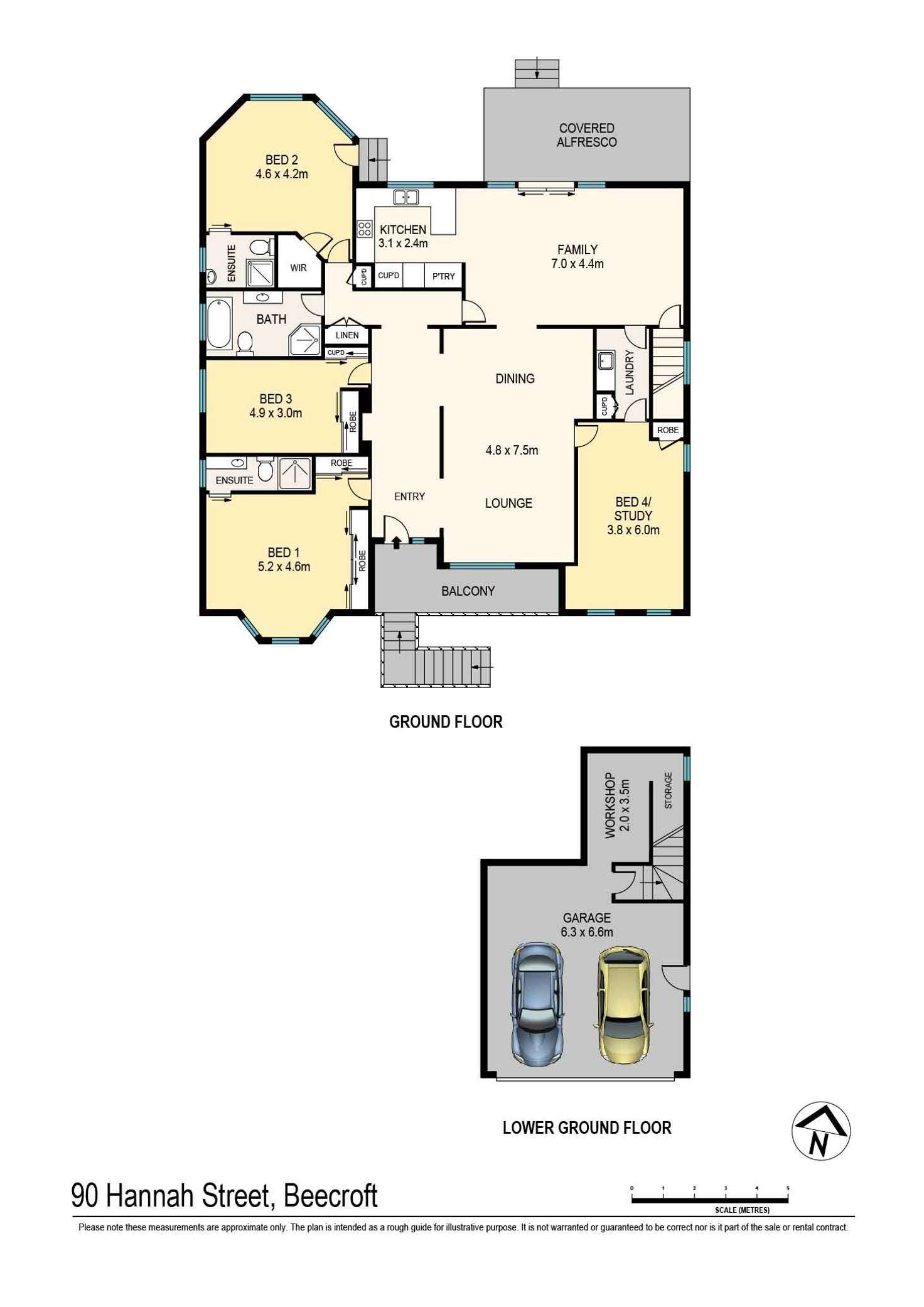 Floorplan of Homely house listing, 90 Hannah Street, Beecroft NSW 2119