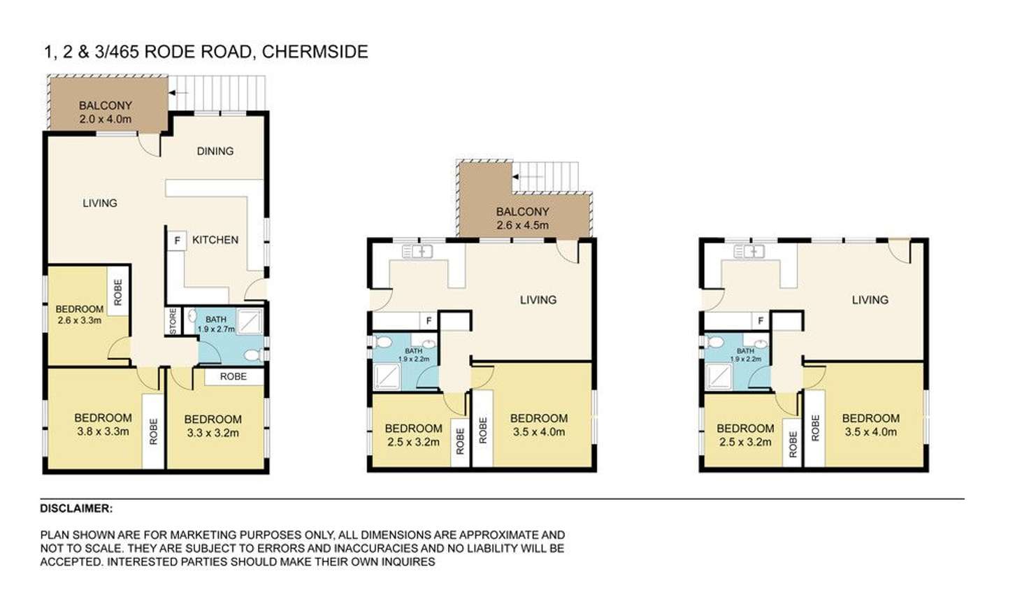 Floorplan of Homely blockOfUnits listing, 465 Rode Road, Chermside QLD 4032