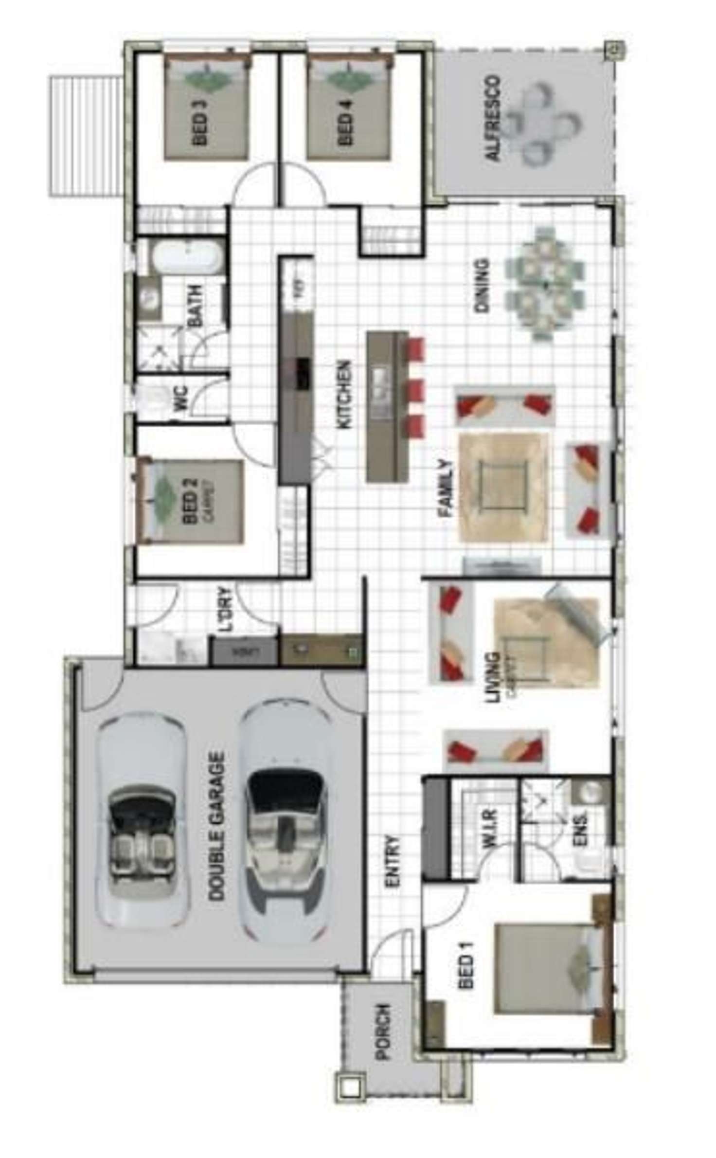 Floorplan of Homely house listing, 28 Alexander Street, Walloon QLD 4306