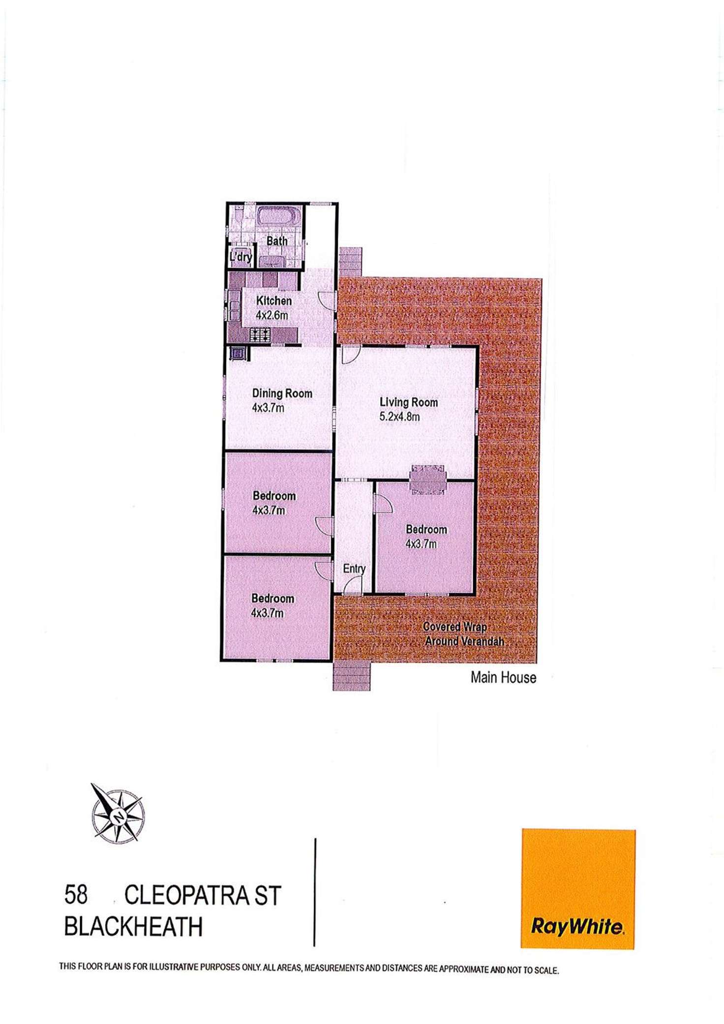 Floorplan of Homely house listing, 58 Cleopatra Street, Blackheath NSW 2785