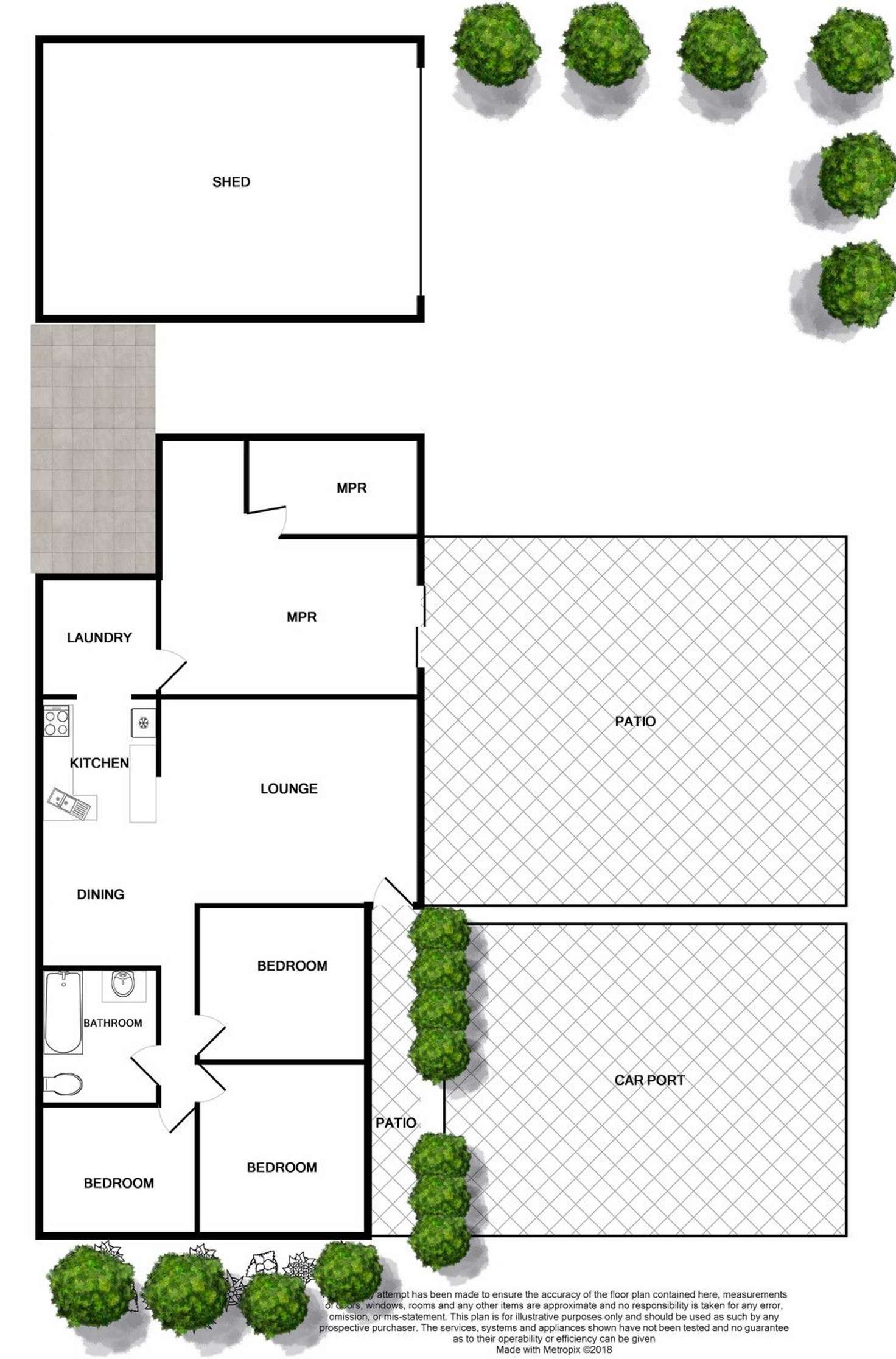 Floorplan of Homely house listing, 14 Garnet Street, Kelso QLD 4815