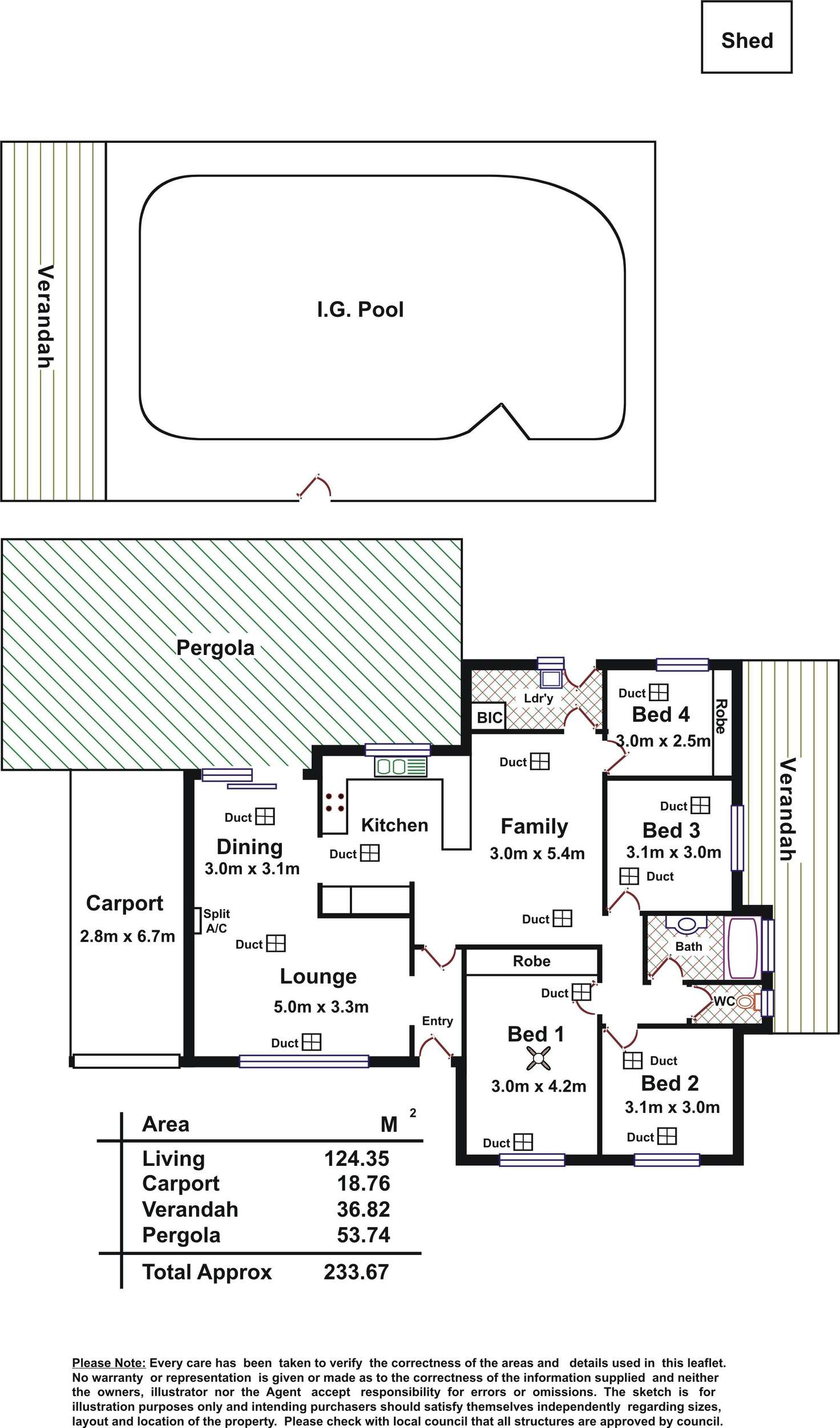Floorplan of Homely house listing, 5 Karinga Avenue, Craigmore SA 5114
