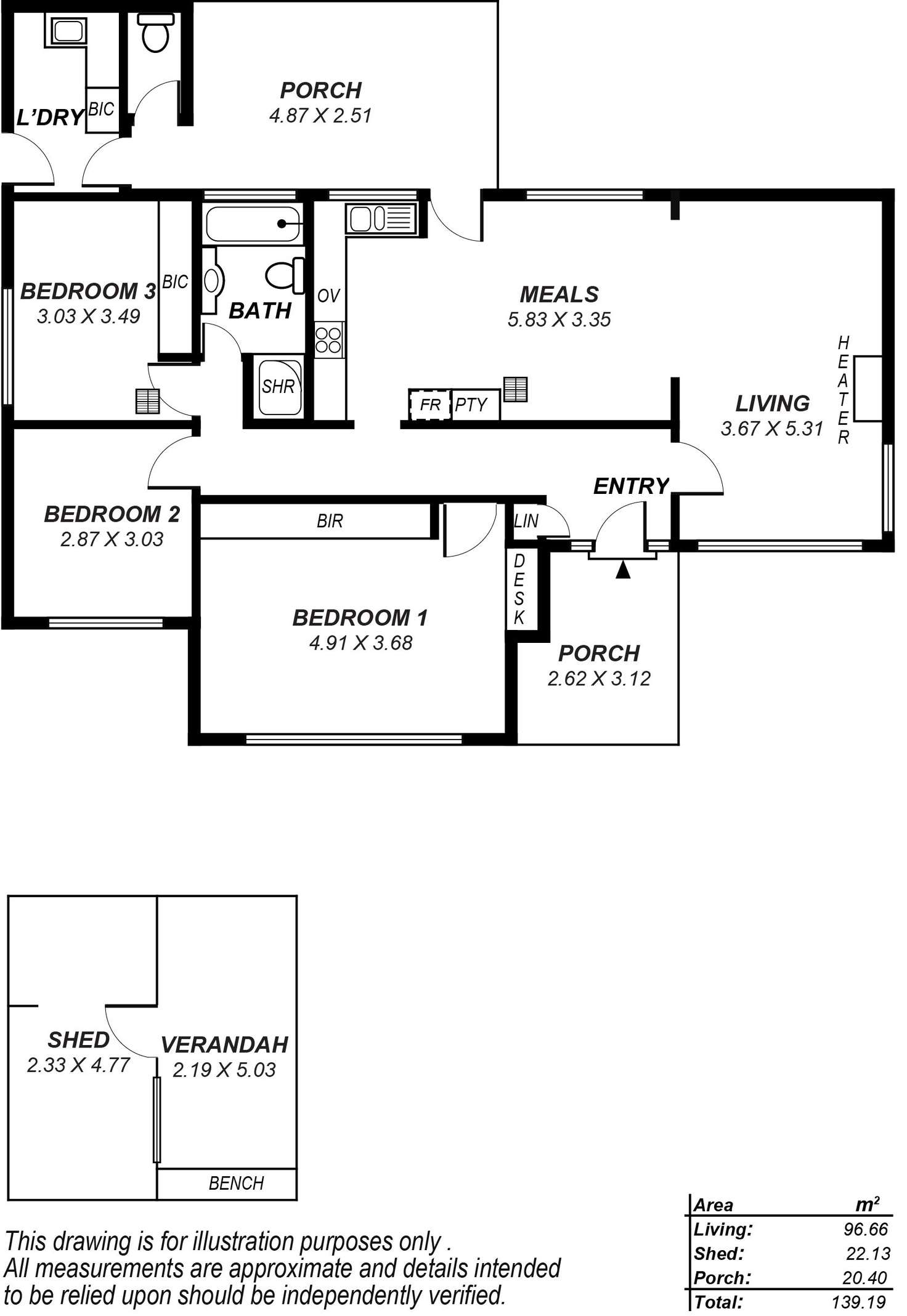 Floorplan of Homely house listing, 15 Montacute Road, Campbelltown SA 5074