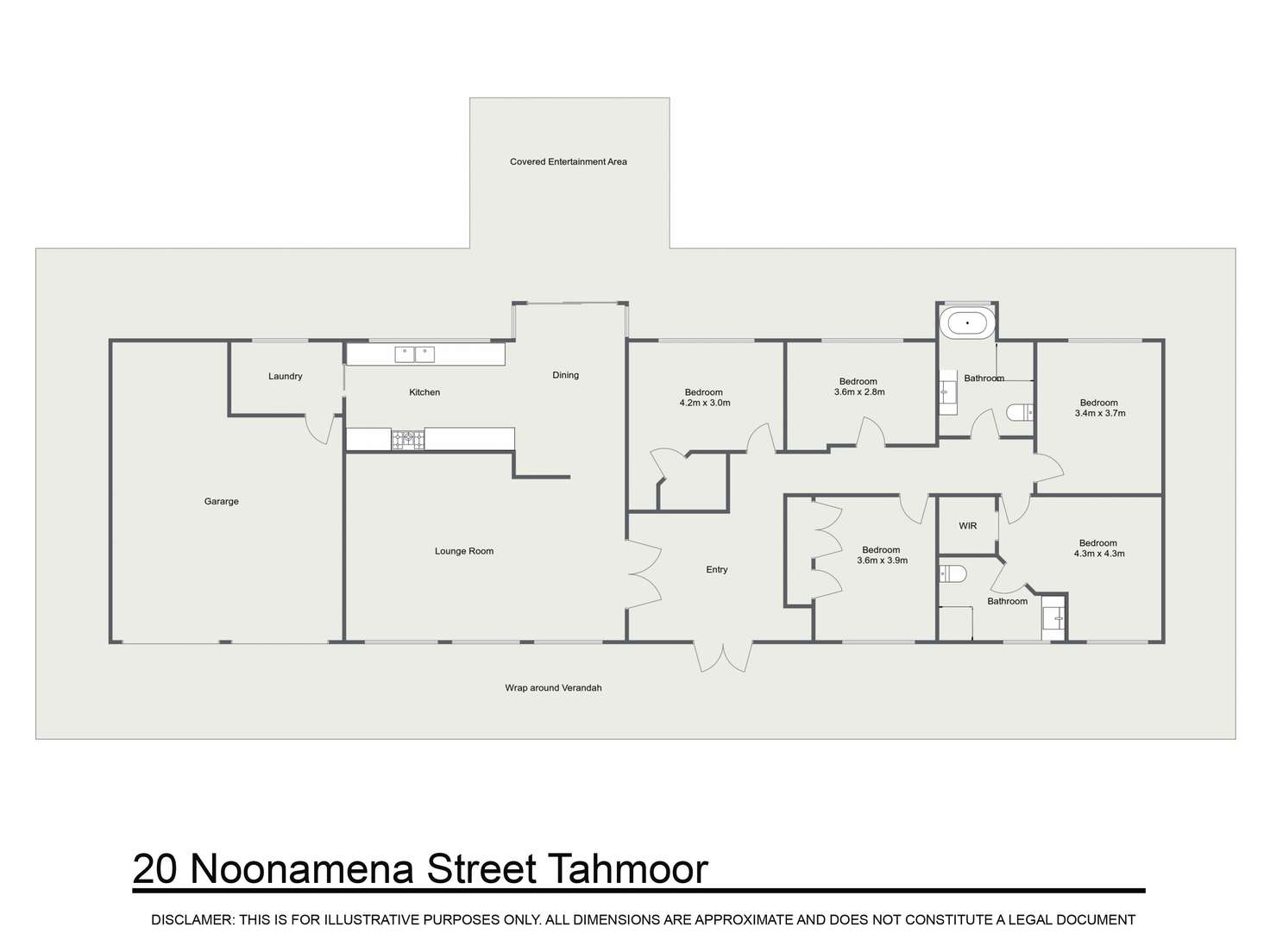 Floorplan of Homely house listing, 20 Noonamena Street, Tahmoor NSW 2573