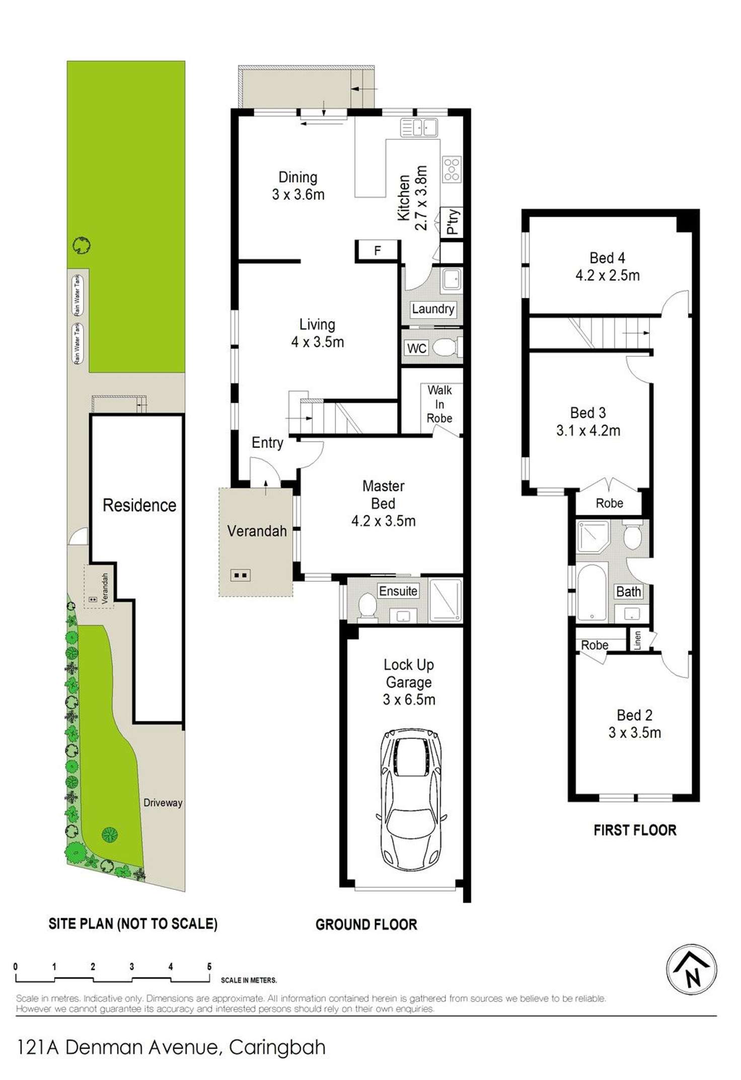 Floorplan of Homely other listing, 121A Denman Avenue, Caringbah NSW 2229