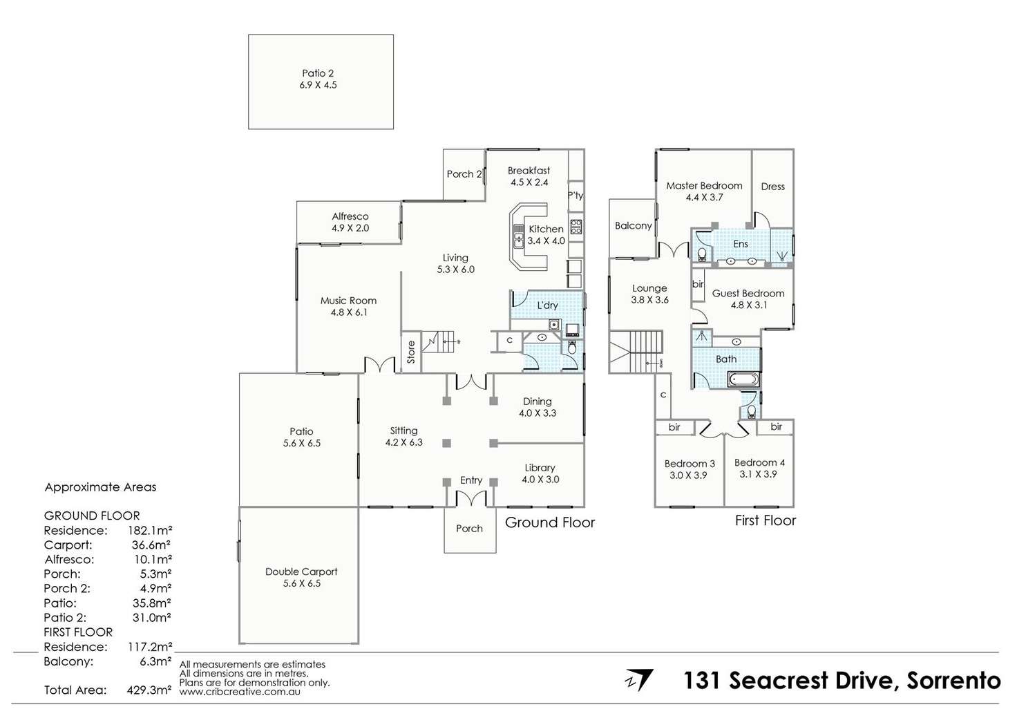 Floorplan of Homely house listing, 131 Seacrest Drive, Sorrento WA 6020