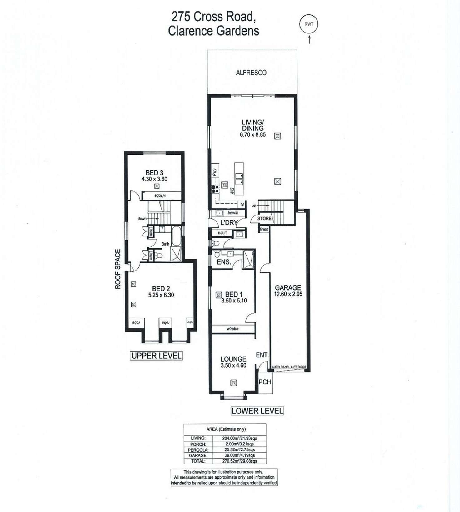 Floorplan of Homely house listing, 275 Cross Road, Clarence Gardens SA 5039