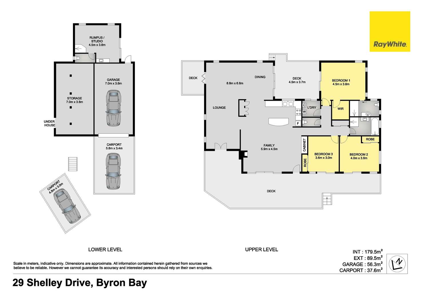 Floorplan of Homely house listing, 29 Shelley Drive, Byron Bay NSW 2481