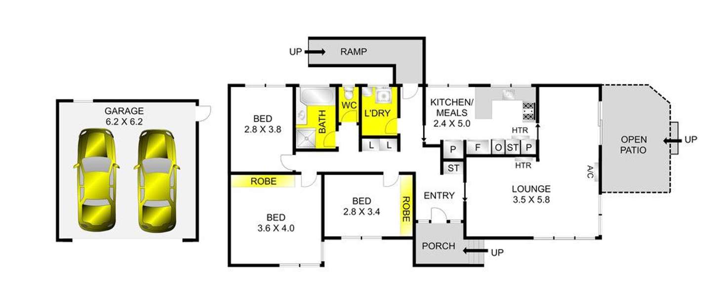 Floorplan of Homely house listing, 24 Fairfield Avenue, Belmont VIC 3216