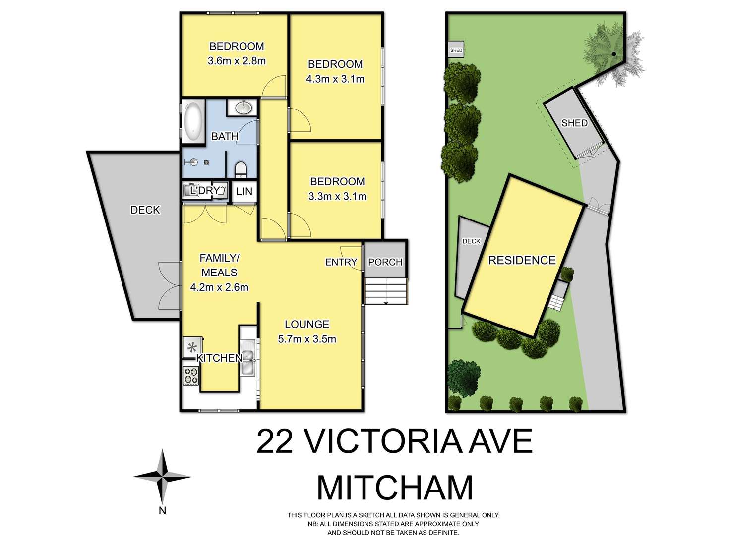 Floorplan of Homely house listing, 22 Victoria Avenue, Mitcham VIC 3132