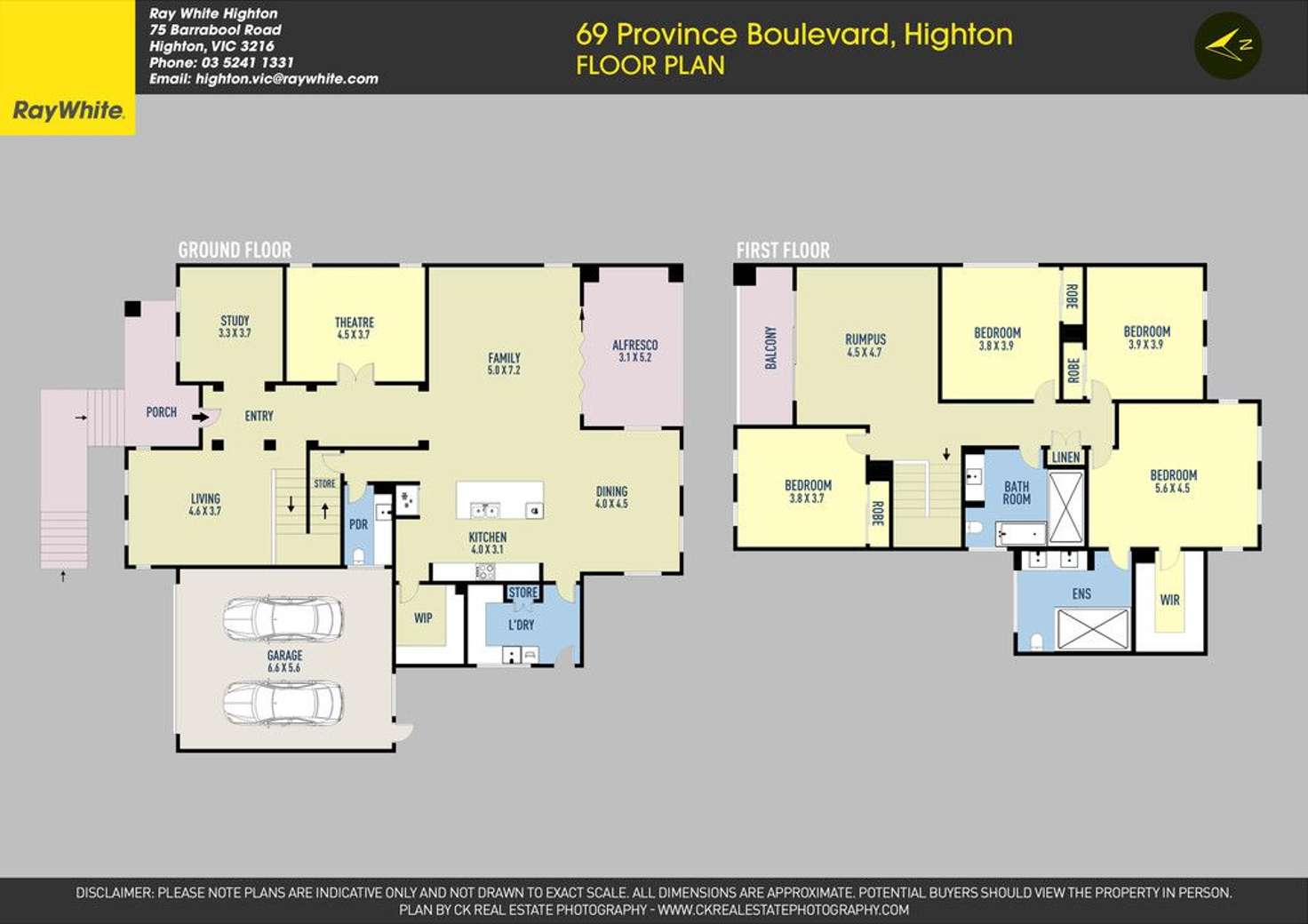 Floorplan of Homely house listing, 69 Province Boulevard, Highton VIC 3216