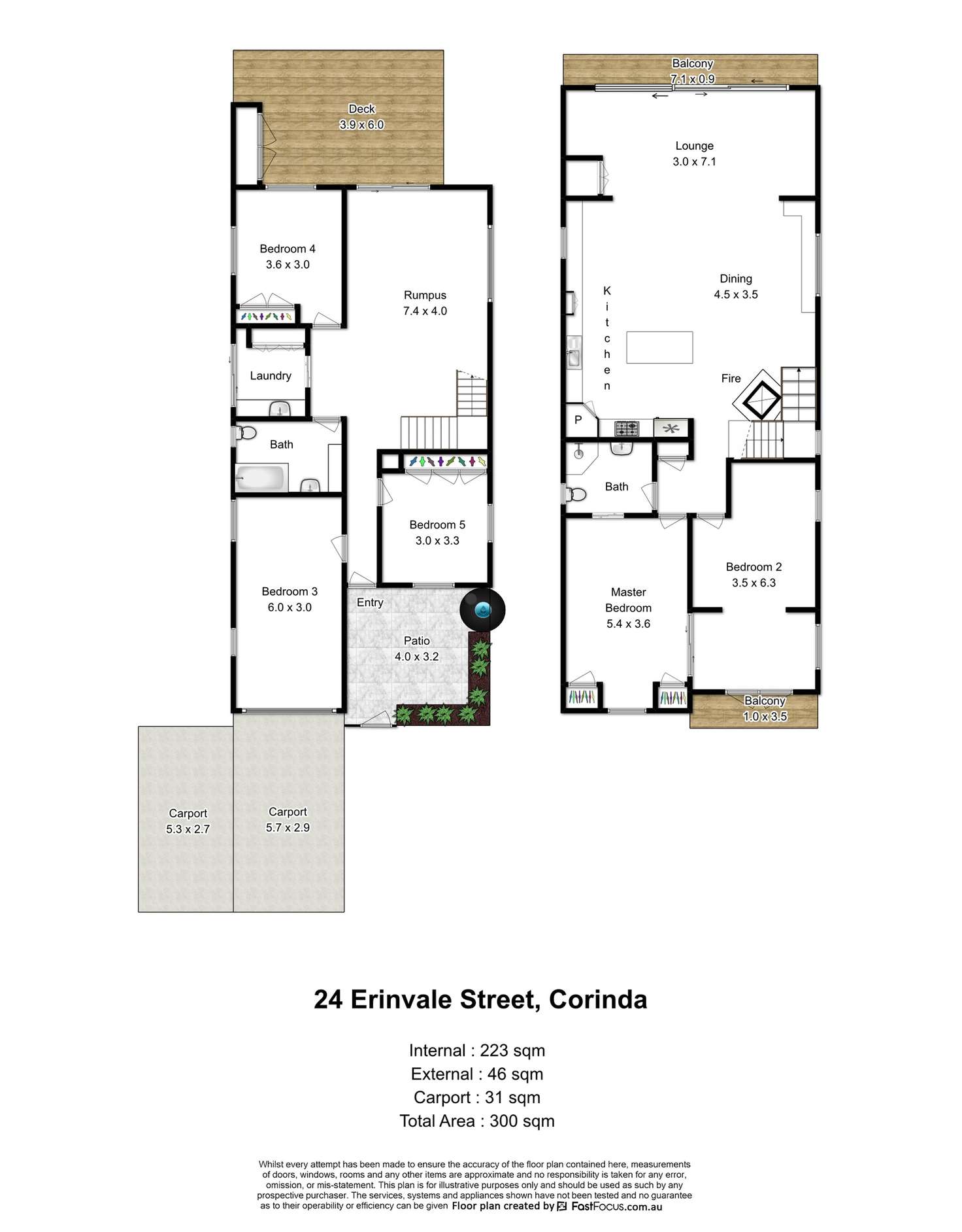 Floorplan of Homely house listing, 24 Erinvale Street, Corinda QLD 4075