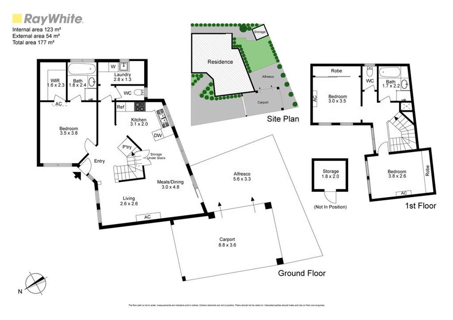 Floorplan of Homely townhouse listing, 5/28 Rae Street, Chadstone VIC 3148