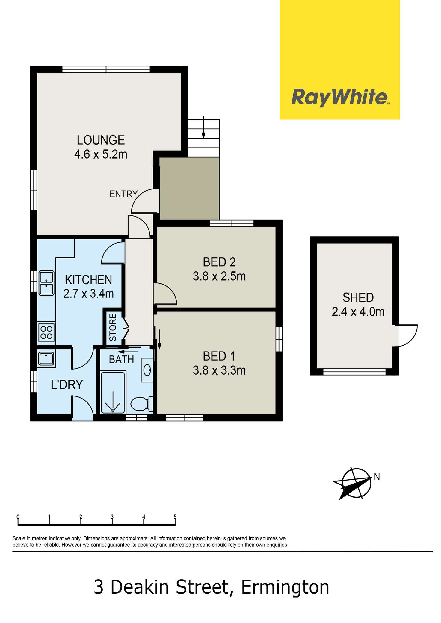 Floorplan of Homely house listing, 3 Deakin Street, Ermington NSW 2115